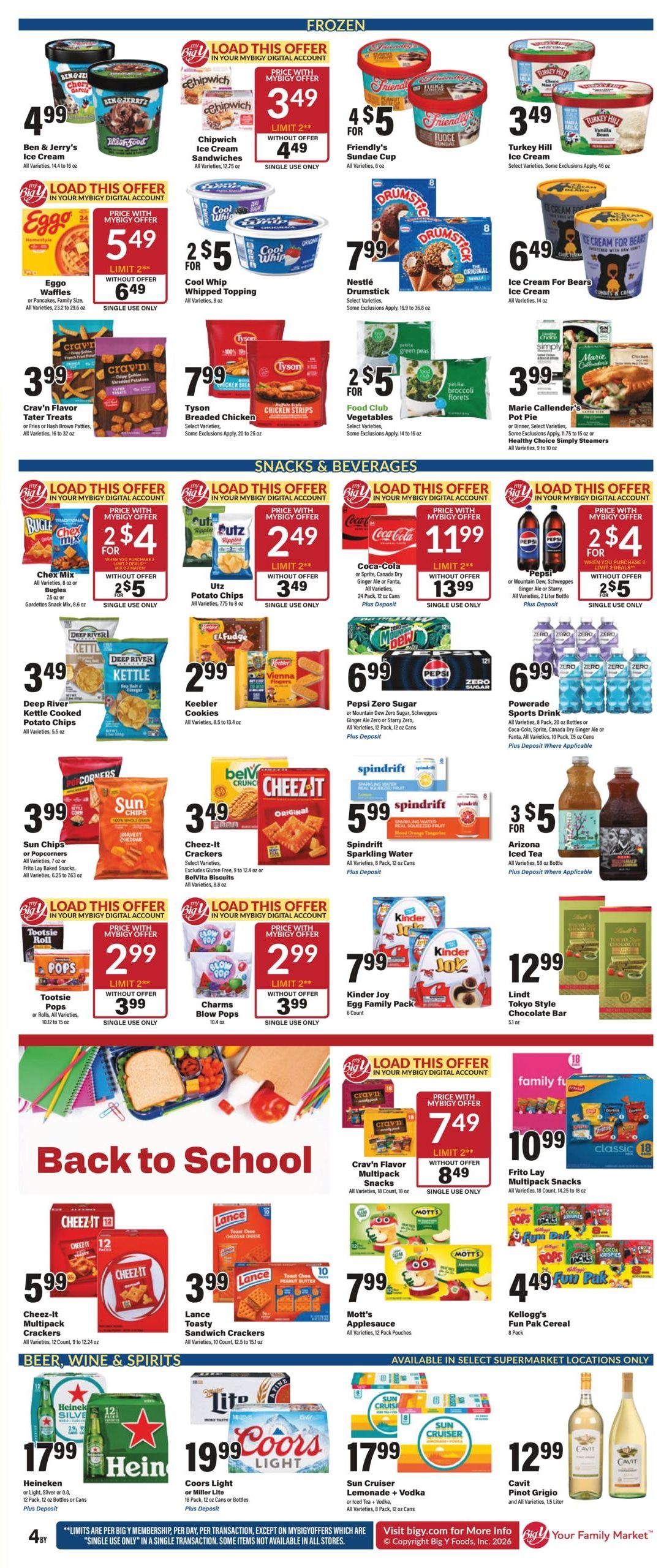 Big Y (MA, NY, RI, VT) Weekly Ad August 13 - 19, 2026