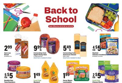 Big Y Back To School Weekly Ad August 13 - September 9, 2026