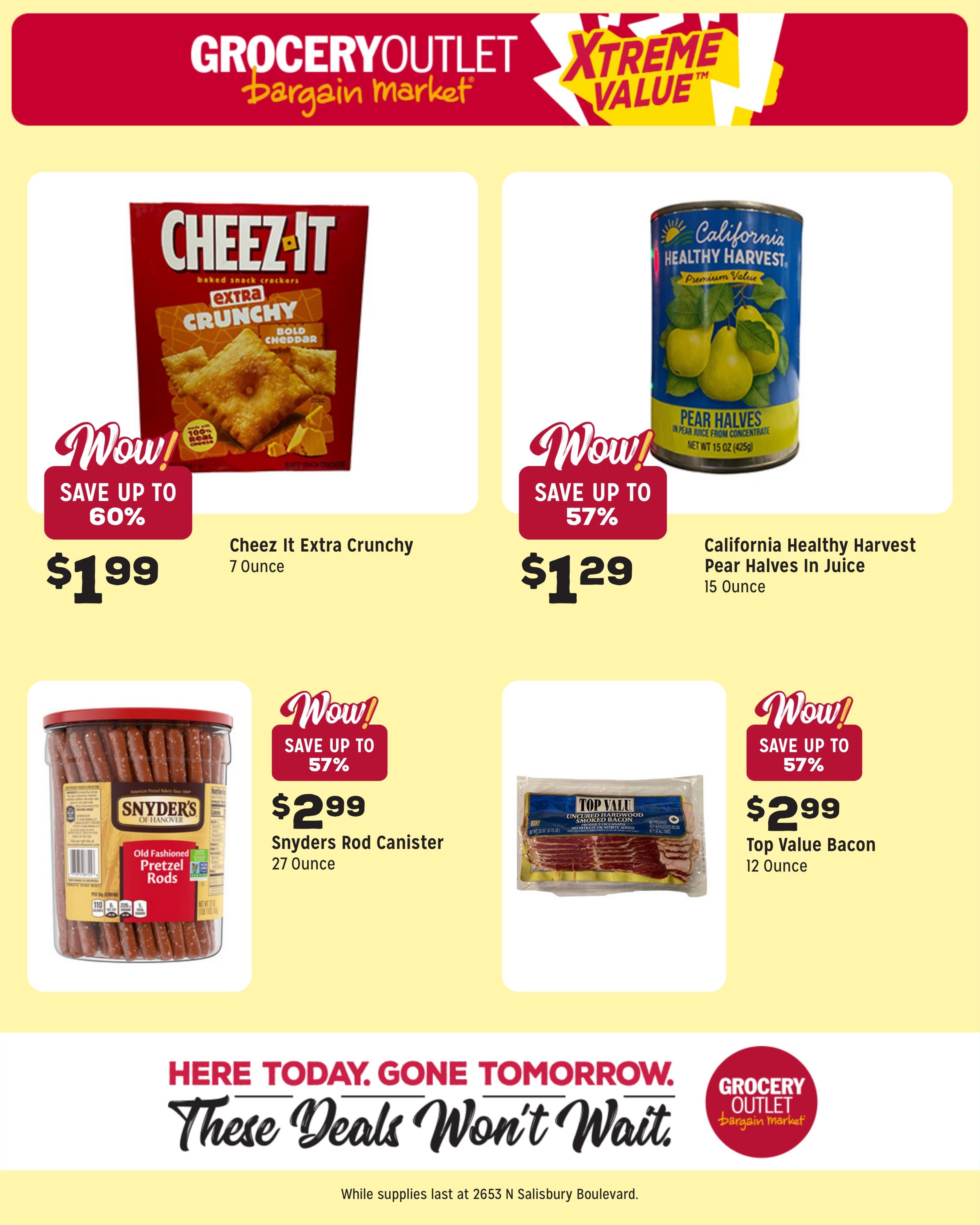 Grocery Outlet (Salisbury–Horntown Area, MD–VA) Weekly Ad August 12 - 18, 2026
