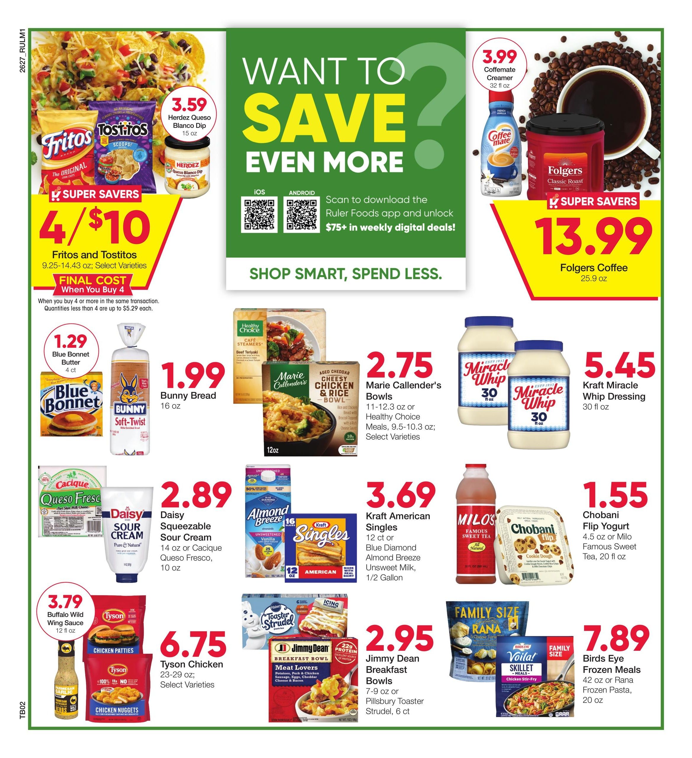Ruler Foods (Terre Haute–Riley Area, IN) Weekly Ad August 5 - 18, 2026