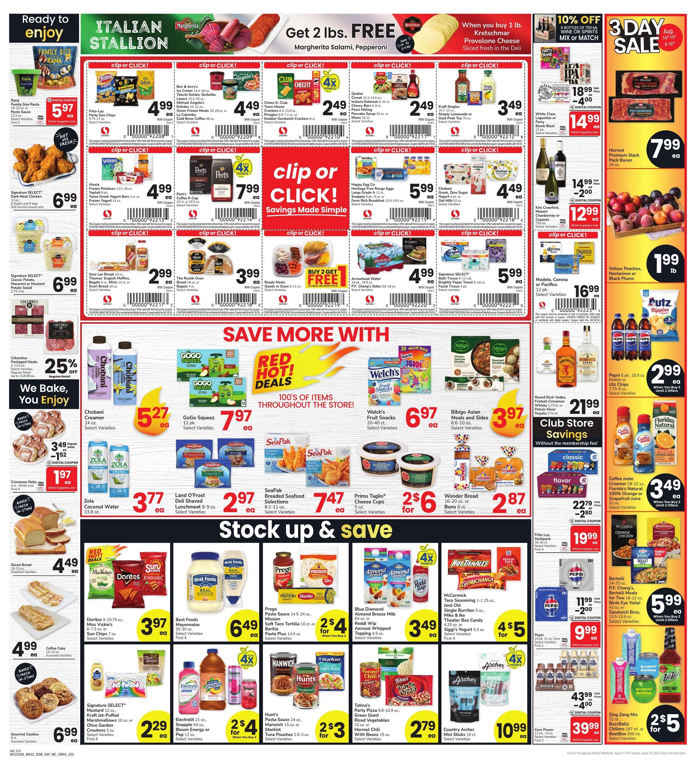 Safeway (Rio Rico-Safford Area, AZ) Weekly Ad August 12 - 18, 2026