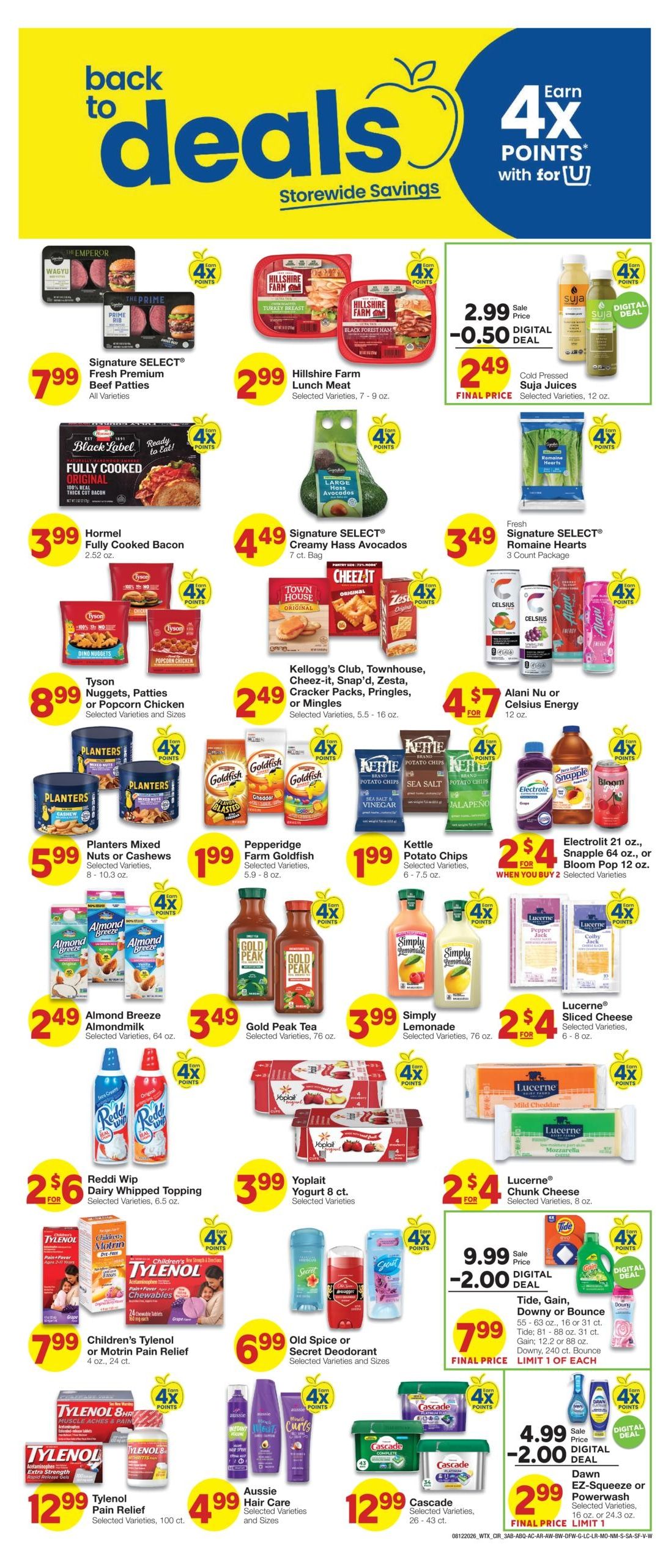 Albertsons Market (San Jose-Santa Fe Area, NM) Weekly Ad August 12 - 18, 2026