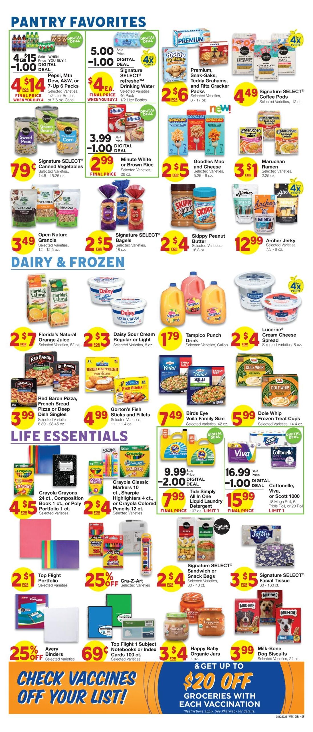 Albertsons Market (San Jose-Santa Fe Area, NM) Weekly Ad August 12 - 18, 2026