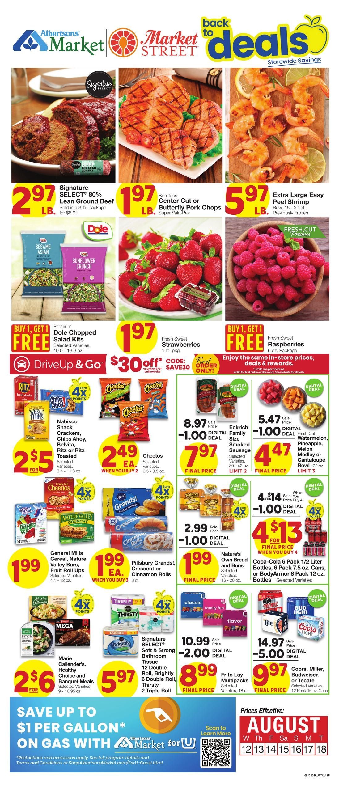 Market Street (San Jose-Santa Fe Area, NM) Weekly Ad August 12 - 18, 2026
