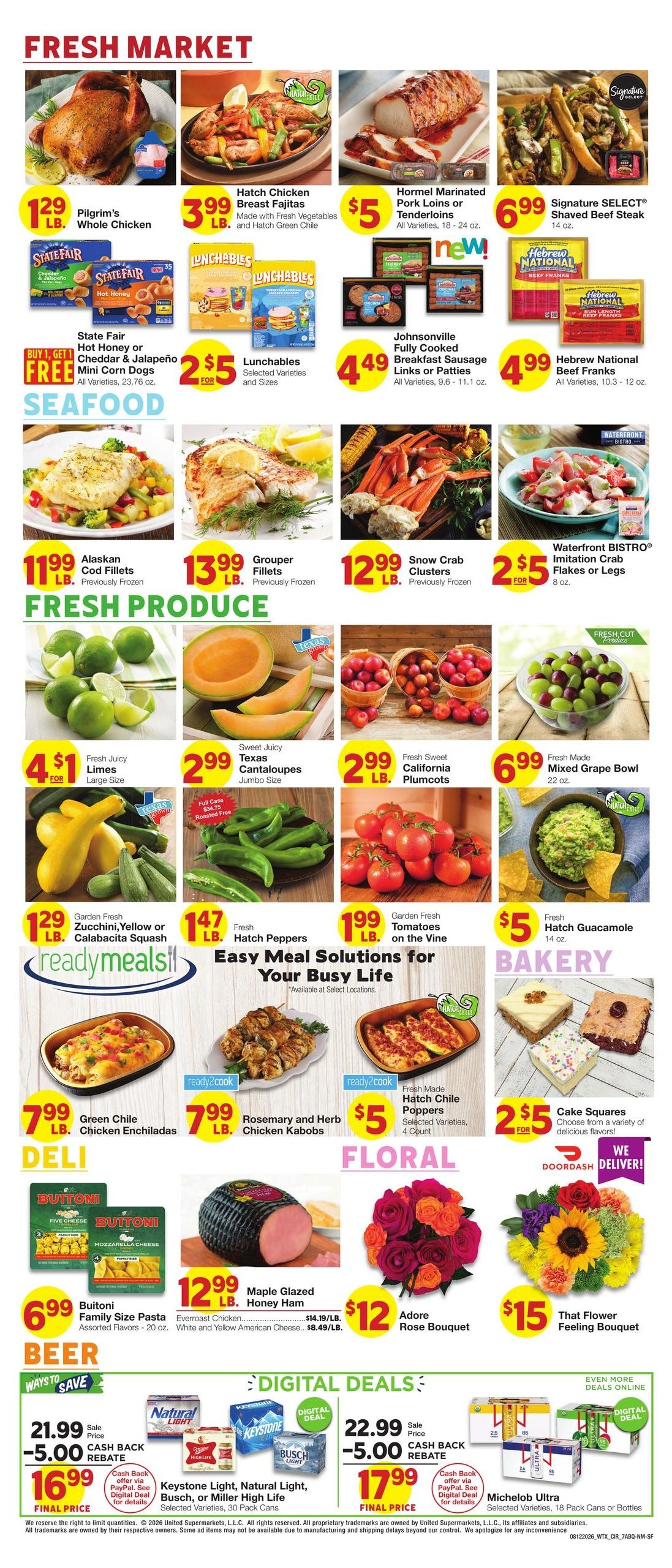 Market Street (San Jose-Santa Fe Area, NM) Weekly Ad August 12 - 18, 2026