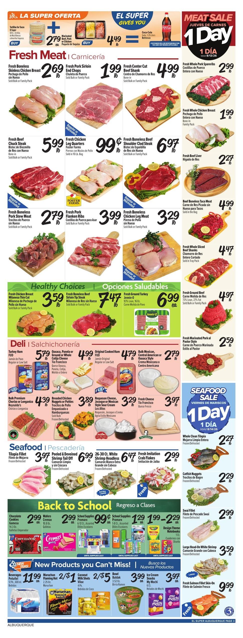 El Super (Rio Rancho–Albuquerque Area, NM) Weekly Ad August 12 - 18, 2026