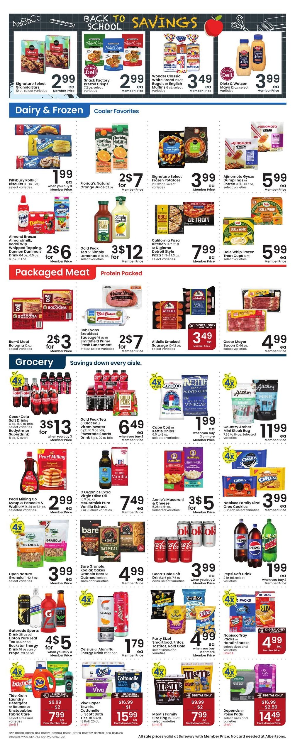 Safeway (Pueblo–Boone Area, CO) Weekly Ad August 12 - 18, 2026