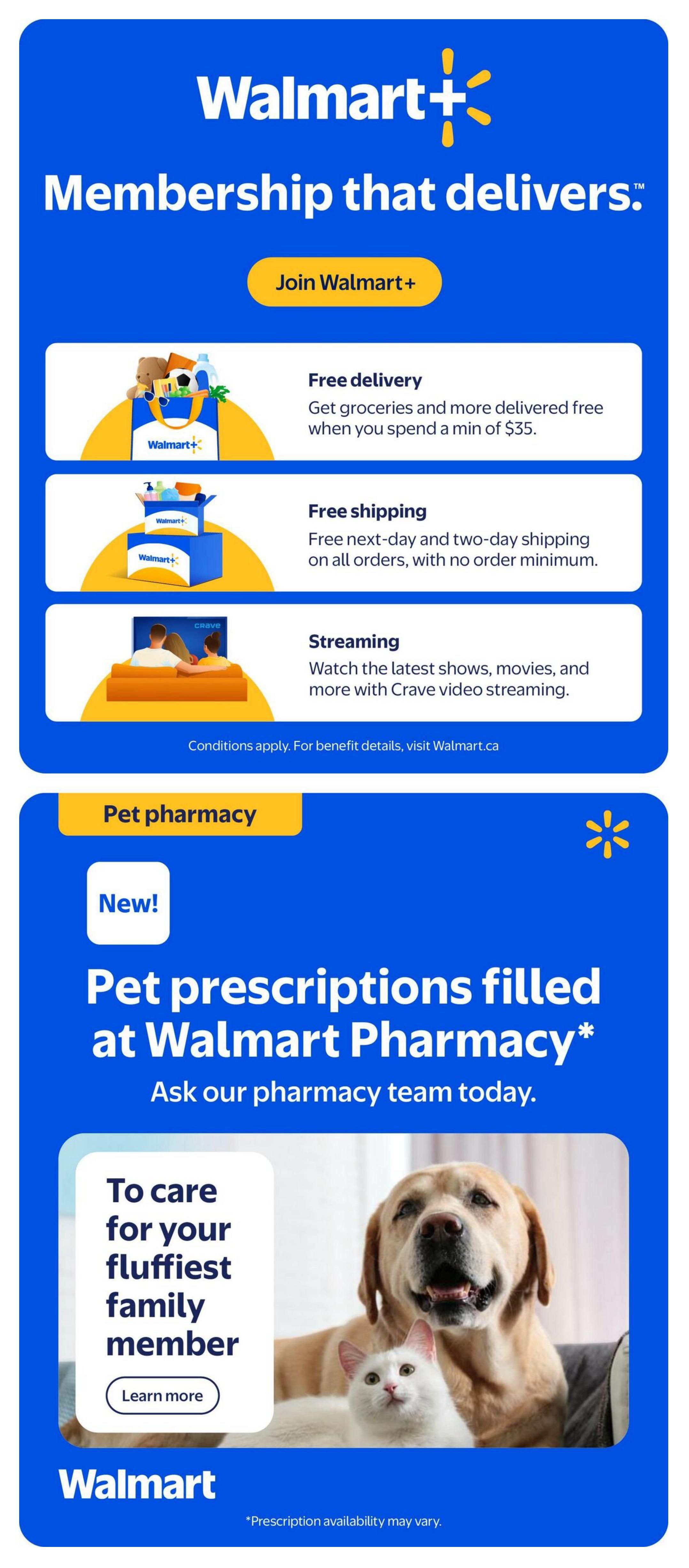 Walmart (West) Flyer August 13 to 19