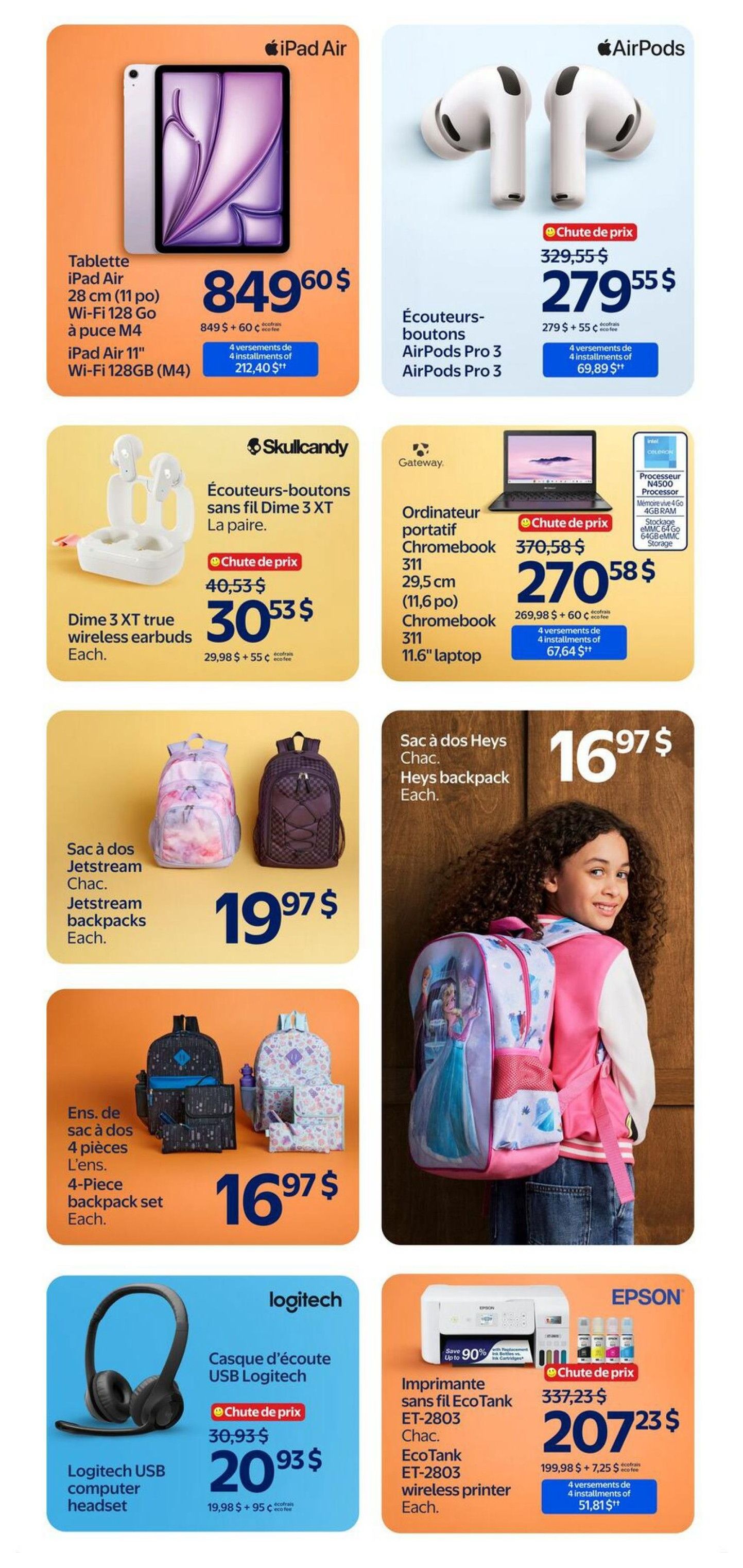 Walmart (QC) Flyer August 13 to 19