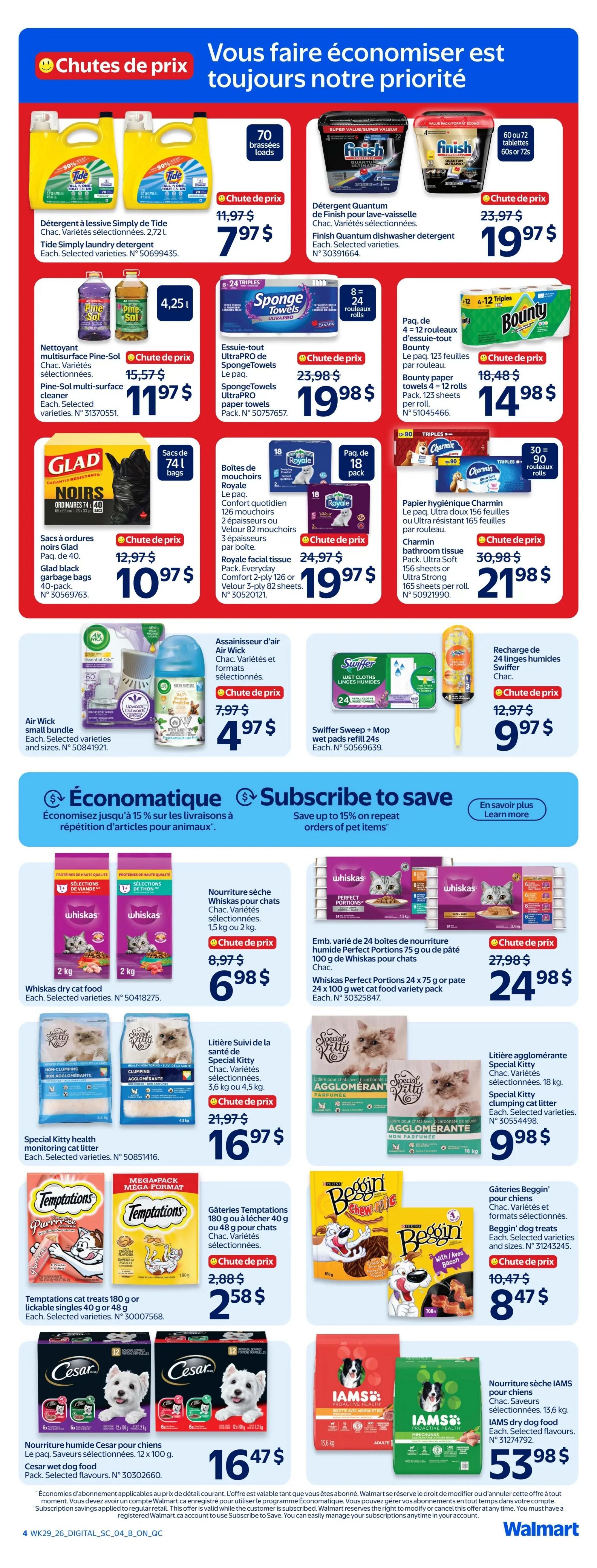 Walmart (QC) Flyer August 13 to 19