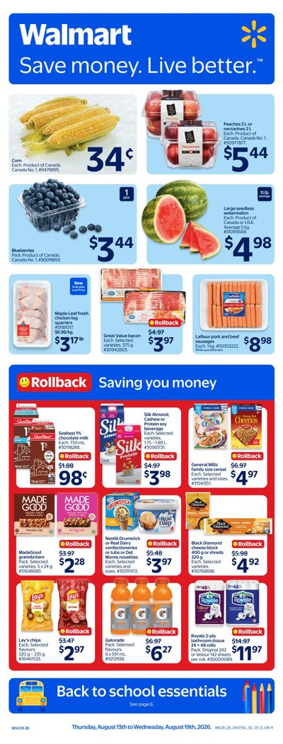 Walmart (ON) Flyer August 13 to 19