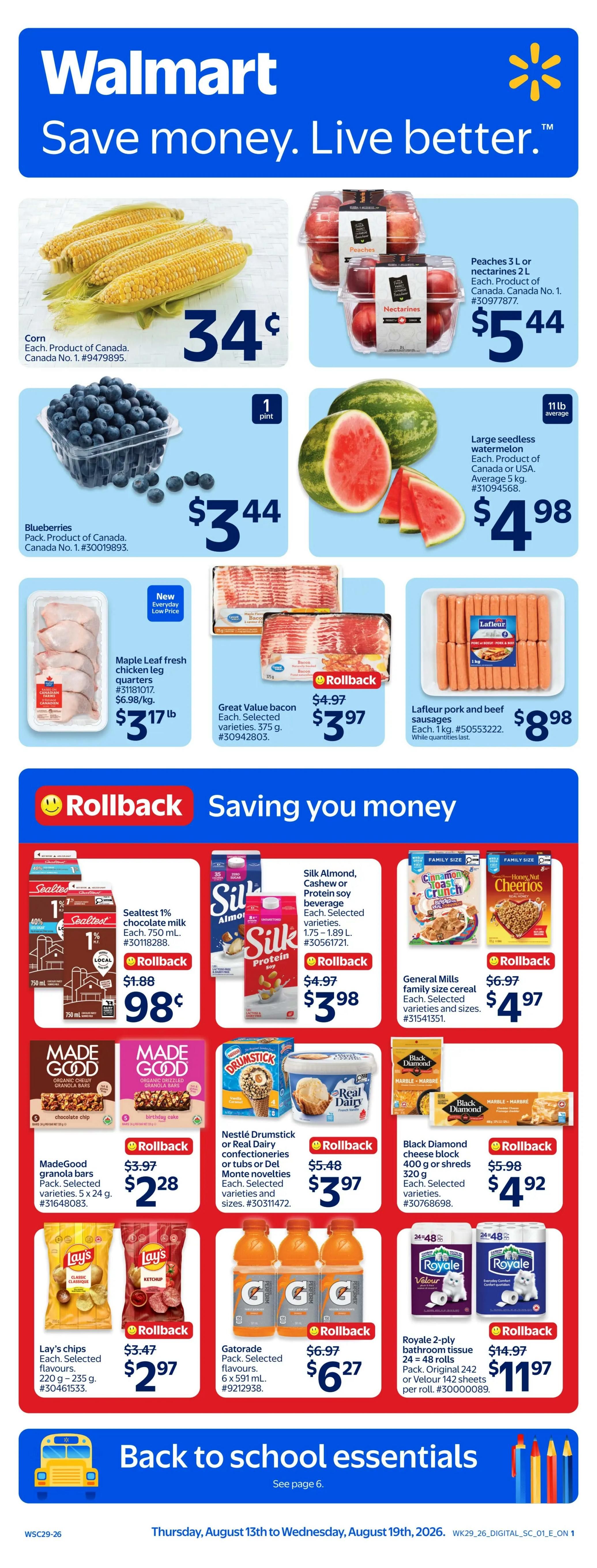 Walmart (ON) Flyer August 13 to 19