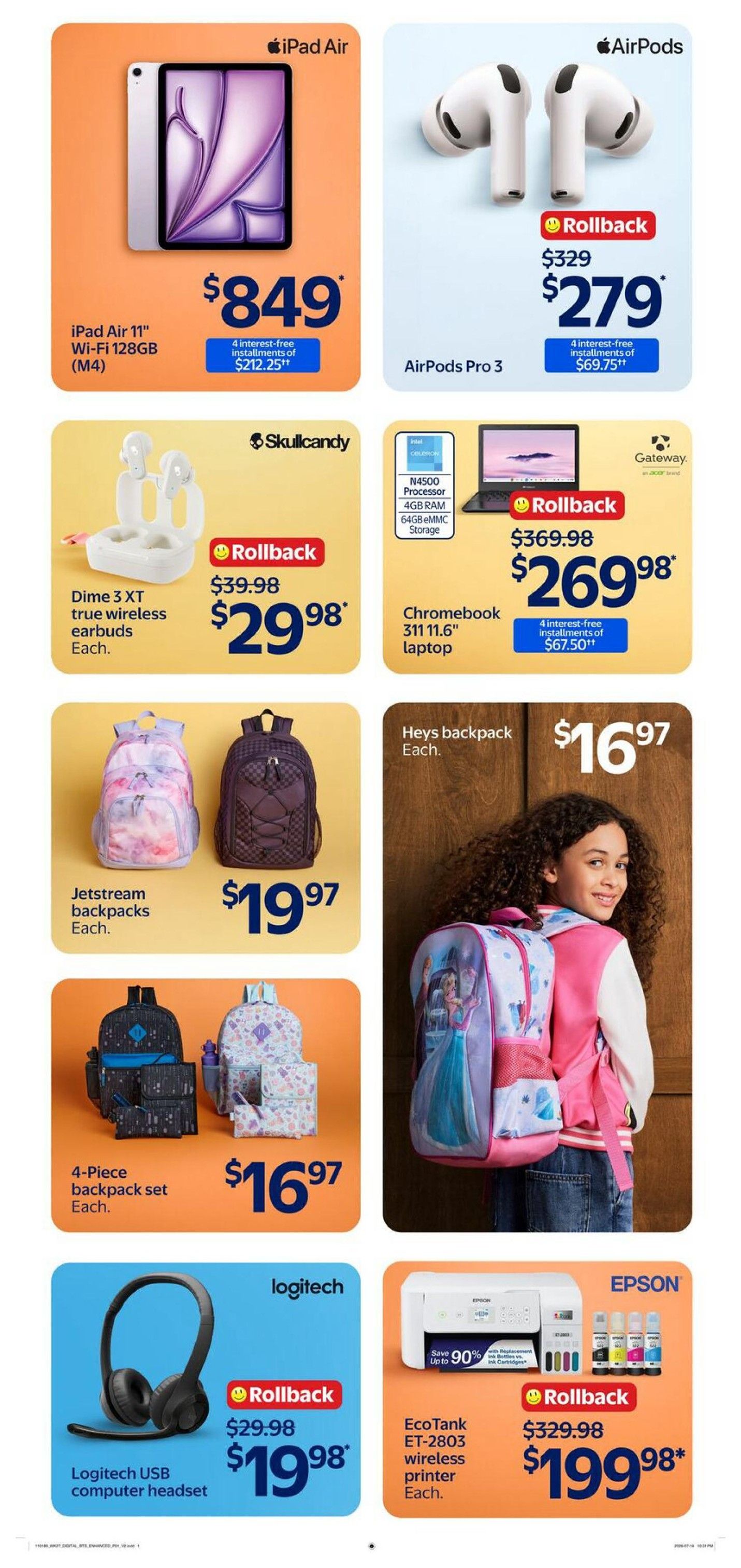 Walmart (ON) Flyer August 13 to 19