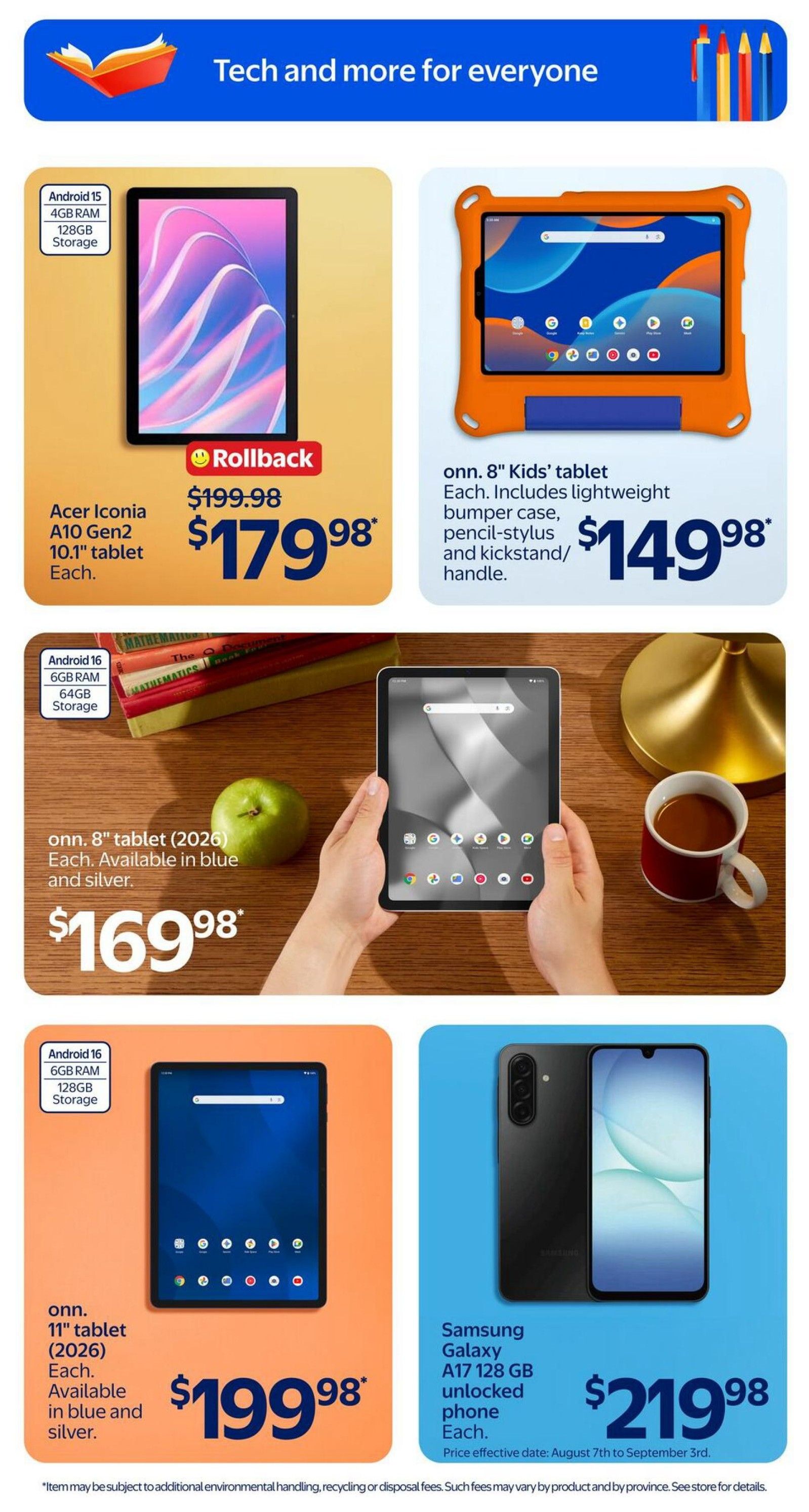 Walmart (ON) Flyer August 13 to 19
