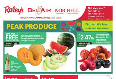 Raley's Weekly Ad August 12 - 18, 2026