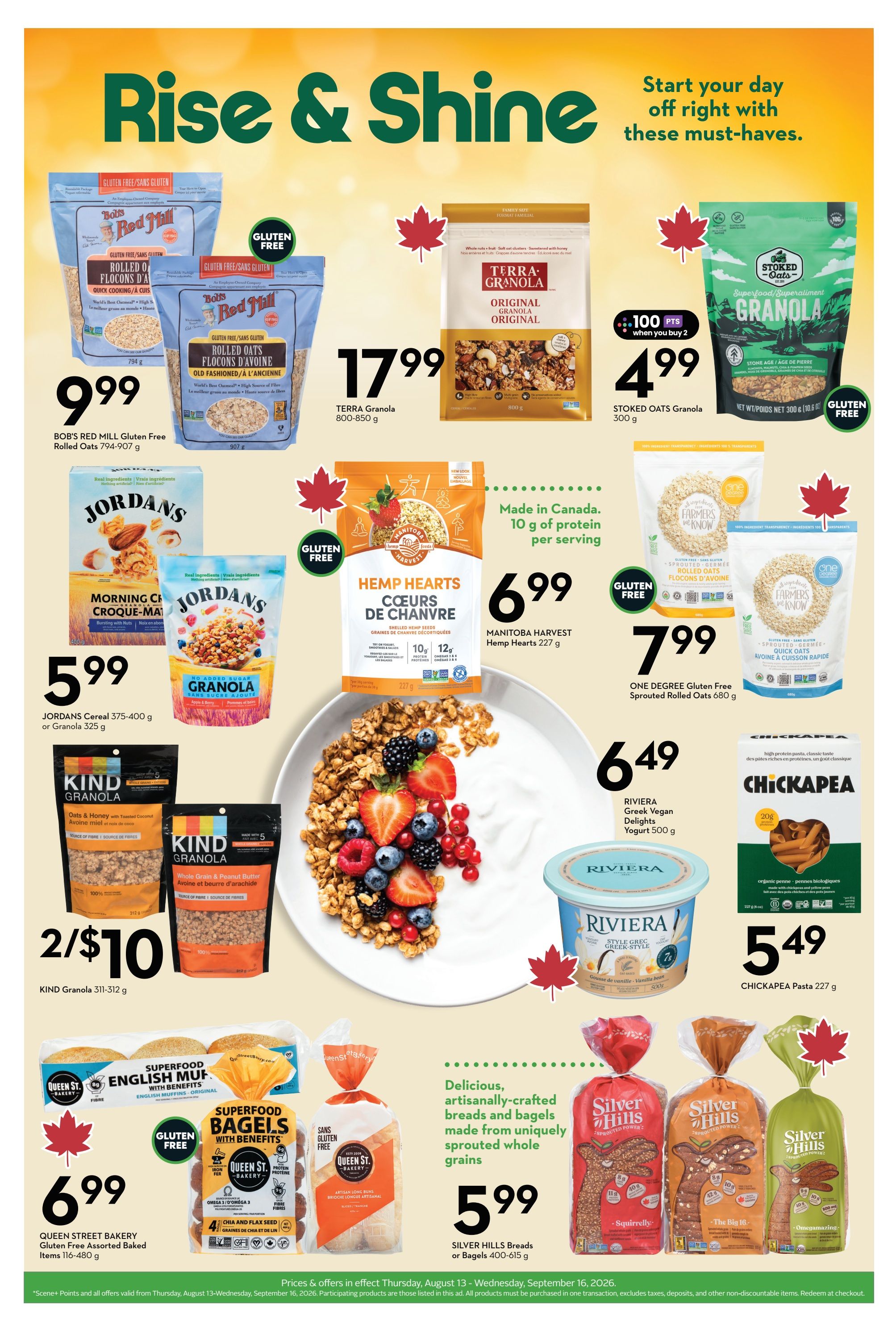 Sobeys (ON) Wellness Flyer August 13 to September 16