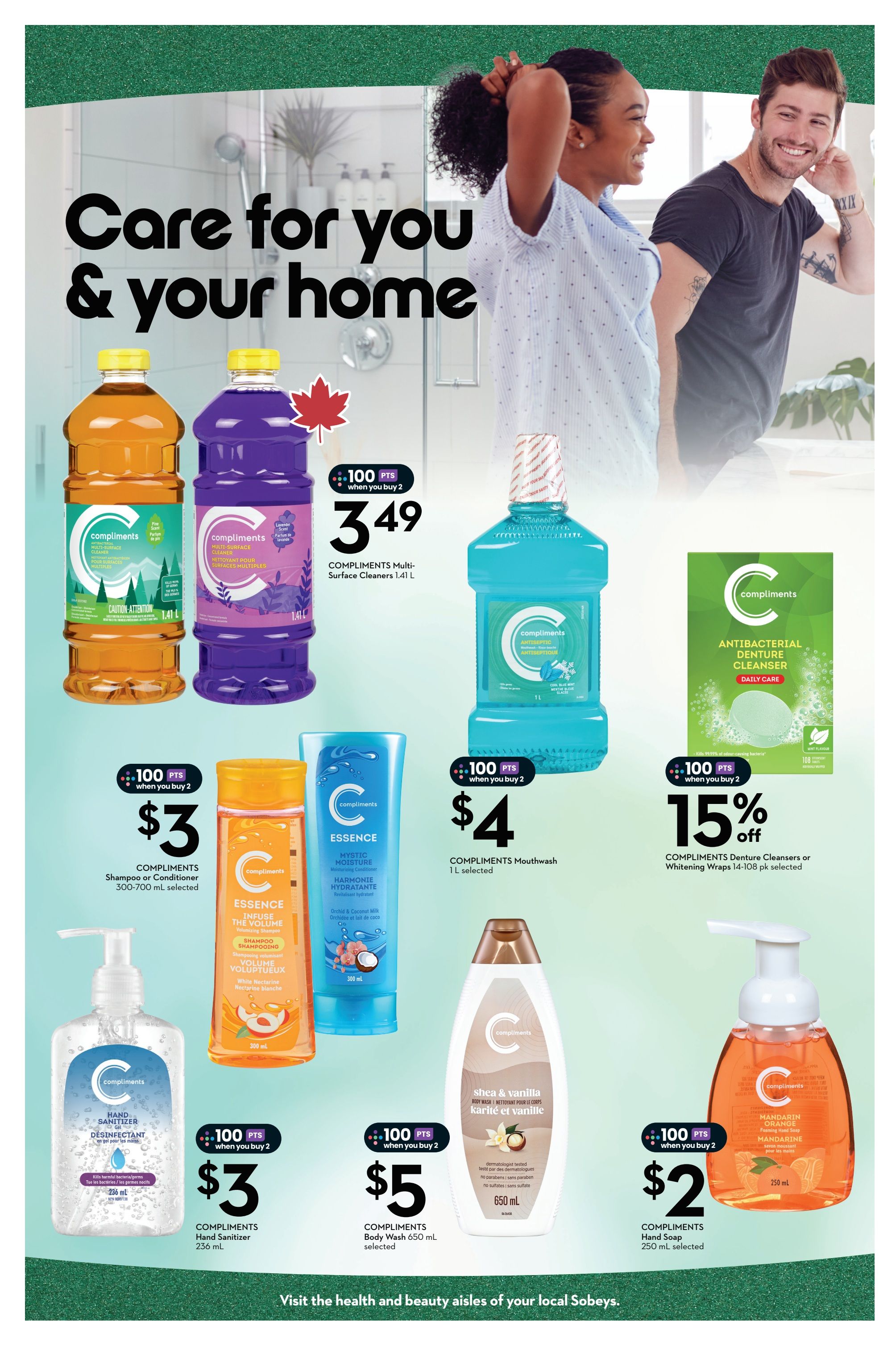 Sobeys (Atlantic) Health And Beauty Flyer August 13 to September 16