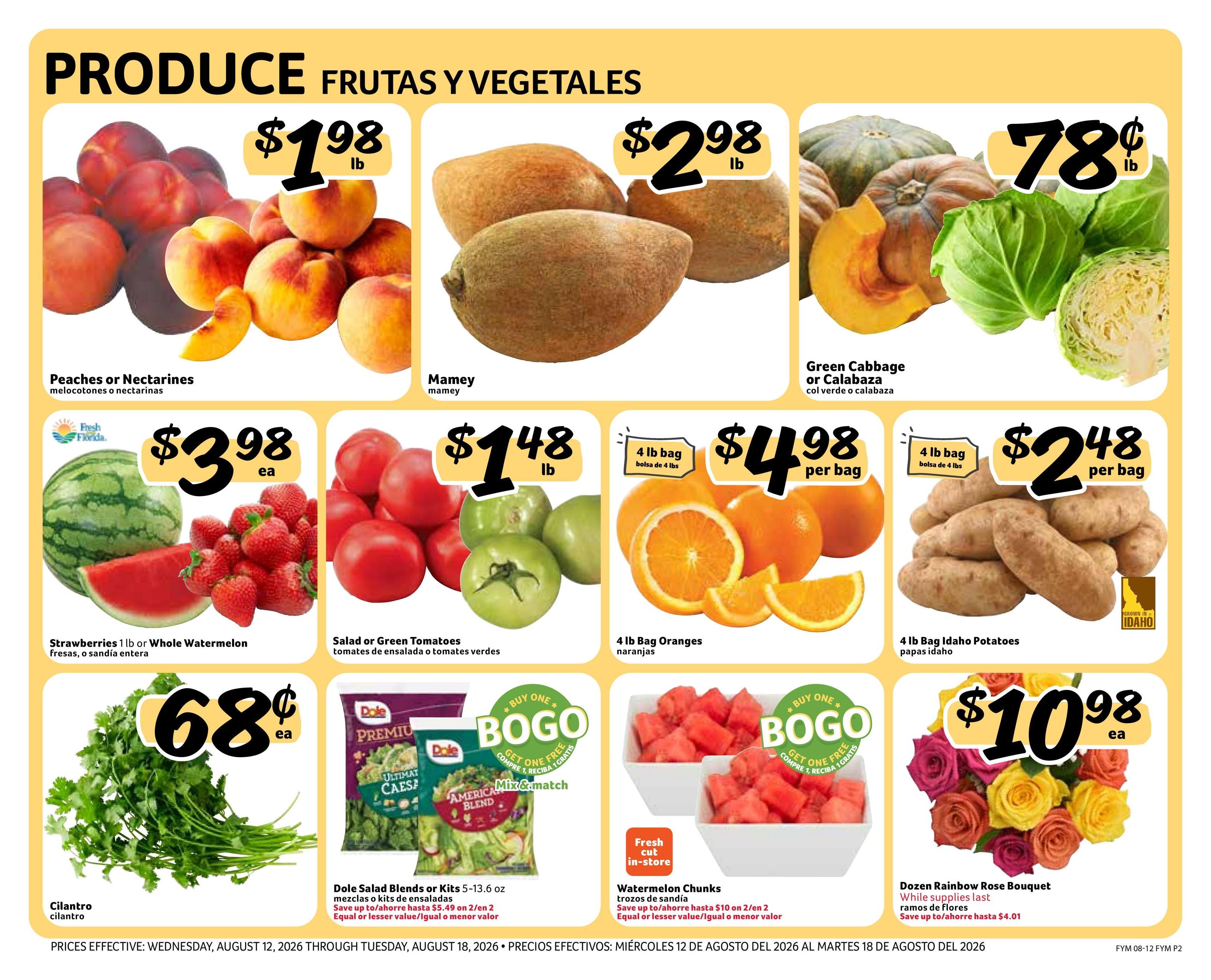 Fresco Y Mas (FL) Weekly Ad August 12 - 18, 2026