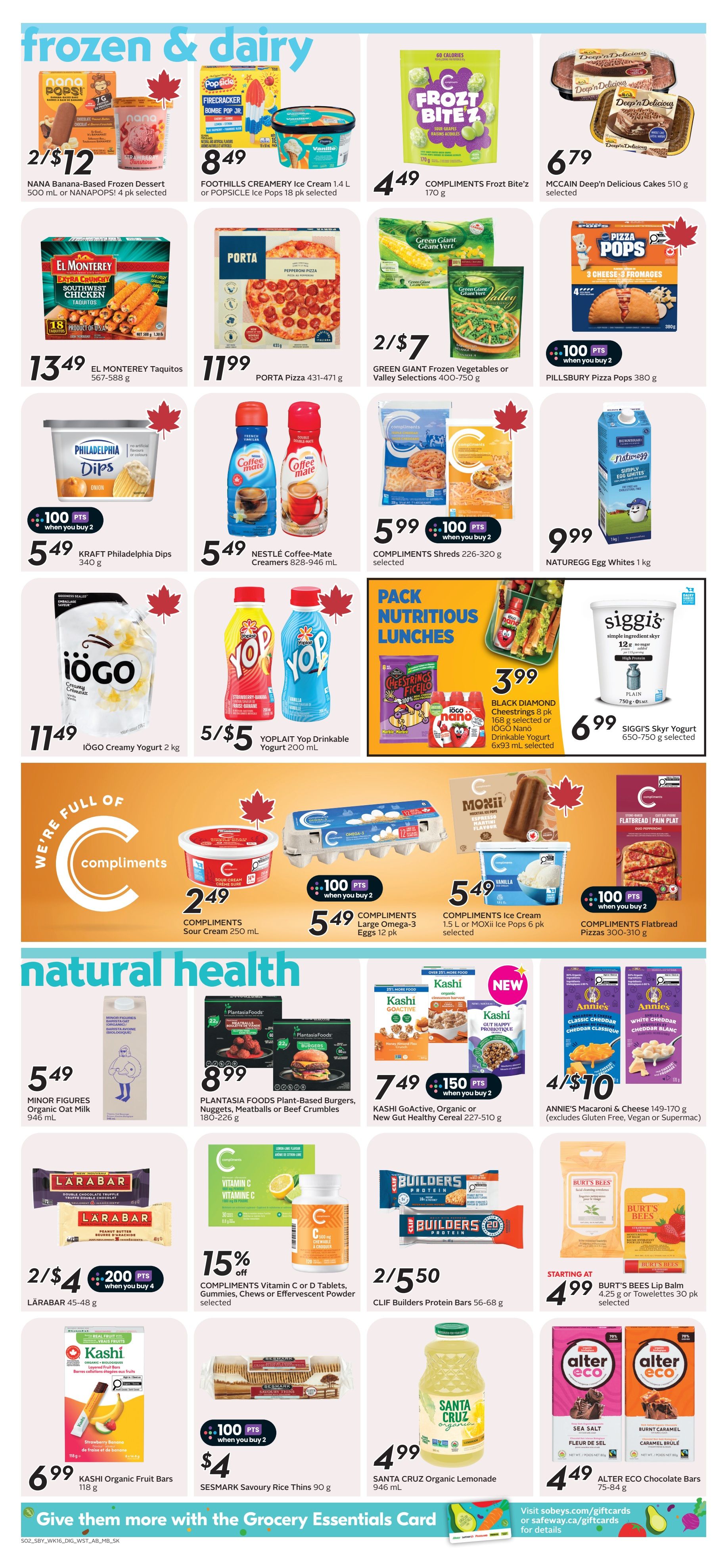 Sobeys/Safeway (SK & MB) Flyer August 13 to 19