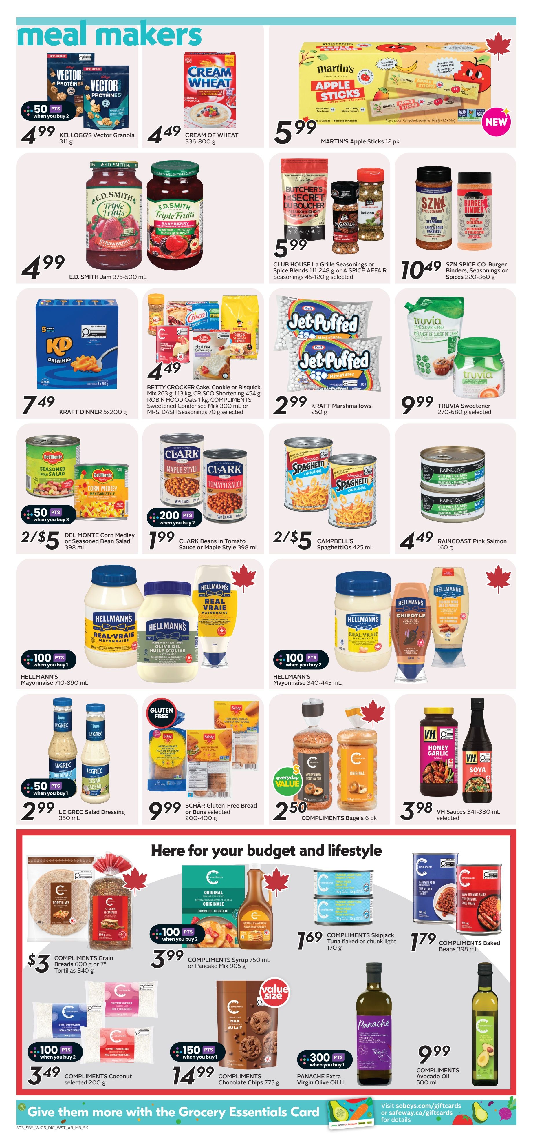Sobeys/Safeway (AB) Flyer August 13 to 19