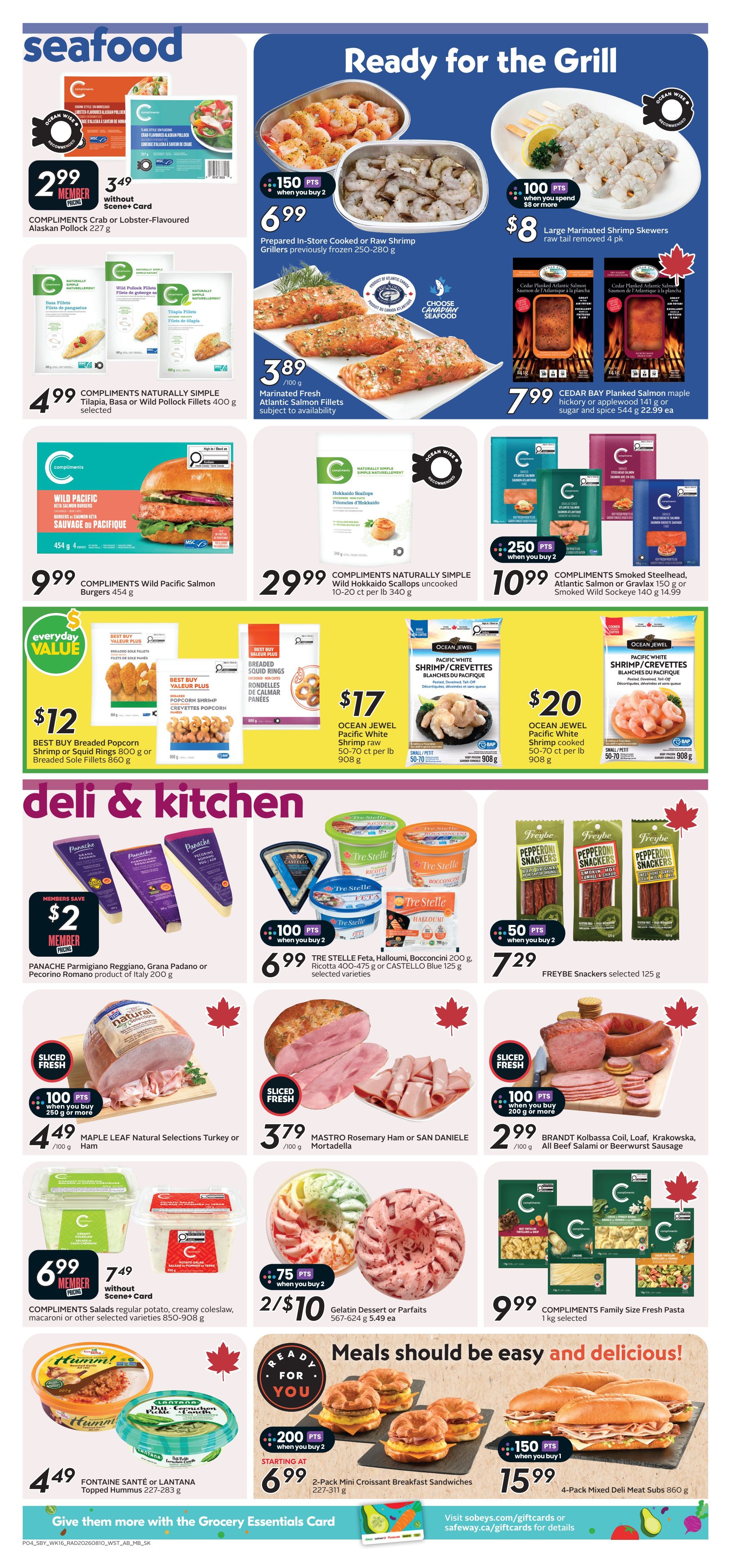 Sobeys/Safeway (AB) Flyer August 13 to 19