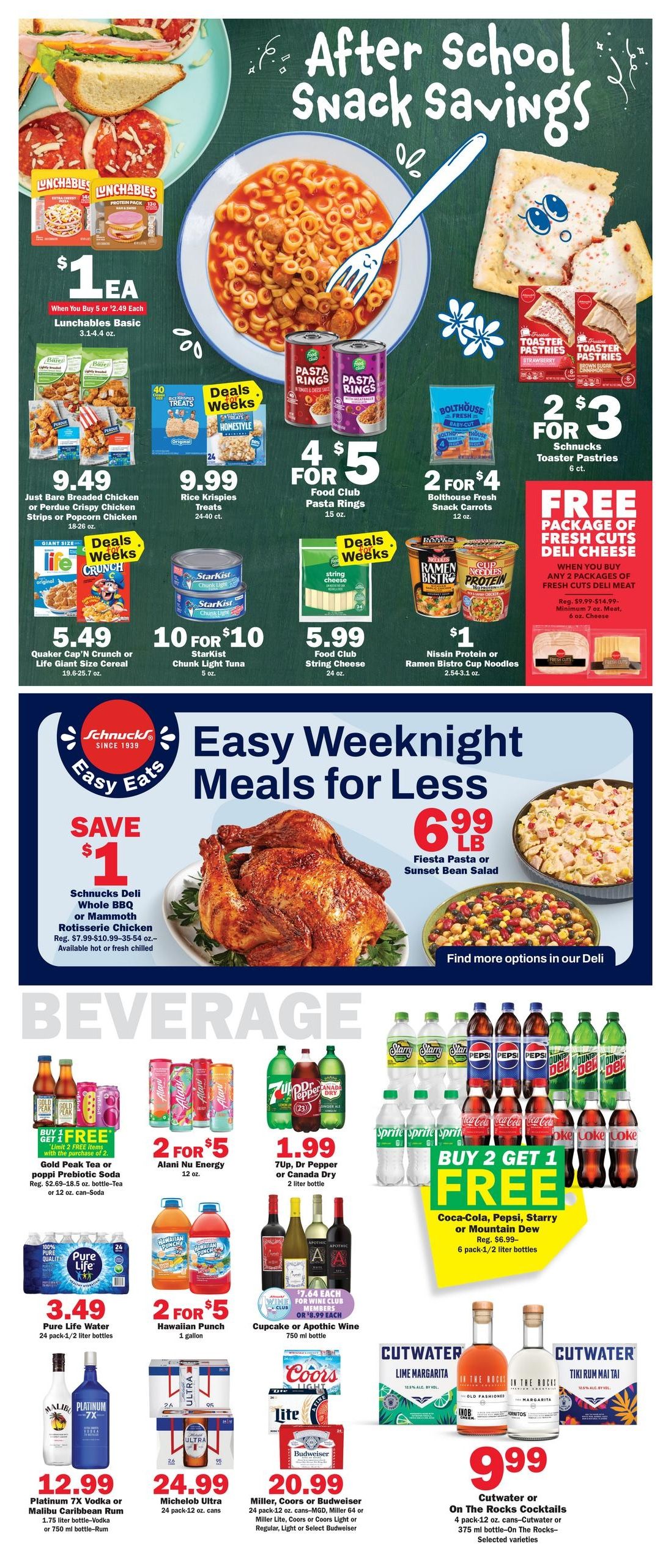 Schnucks (Champaign–Mahomet Area, IL) Weekly Print Weekly Ad August 19 - 25, 2026