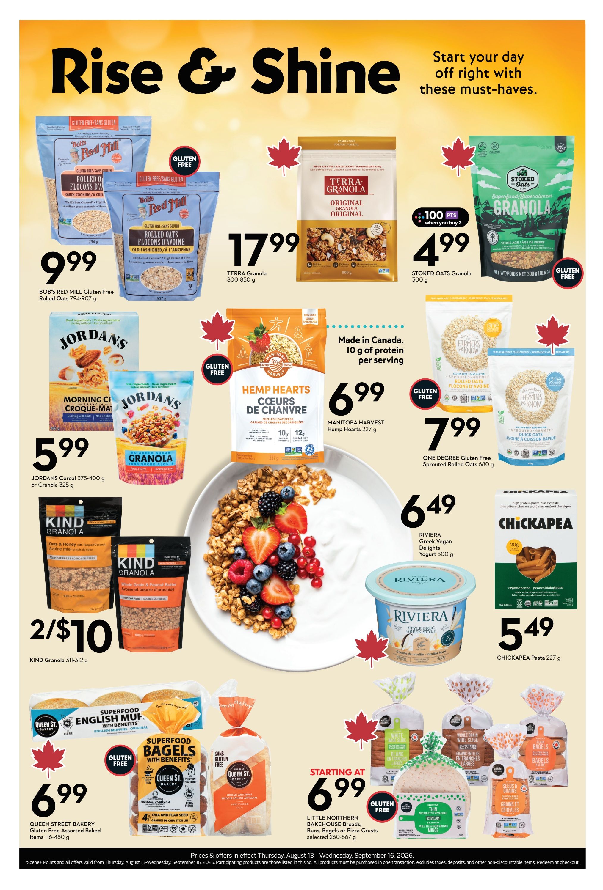 Safeway (BC) Wellness Flyer August 13 to September 16