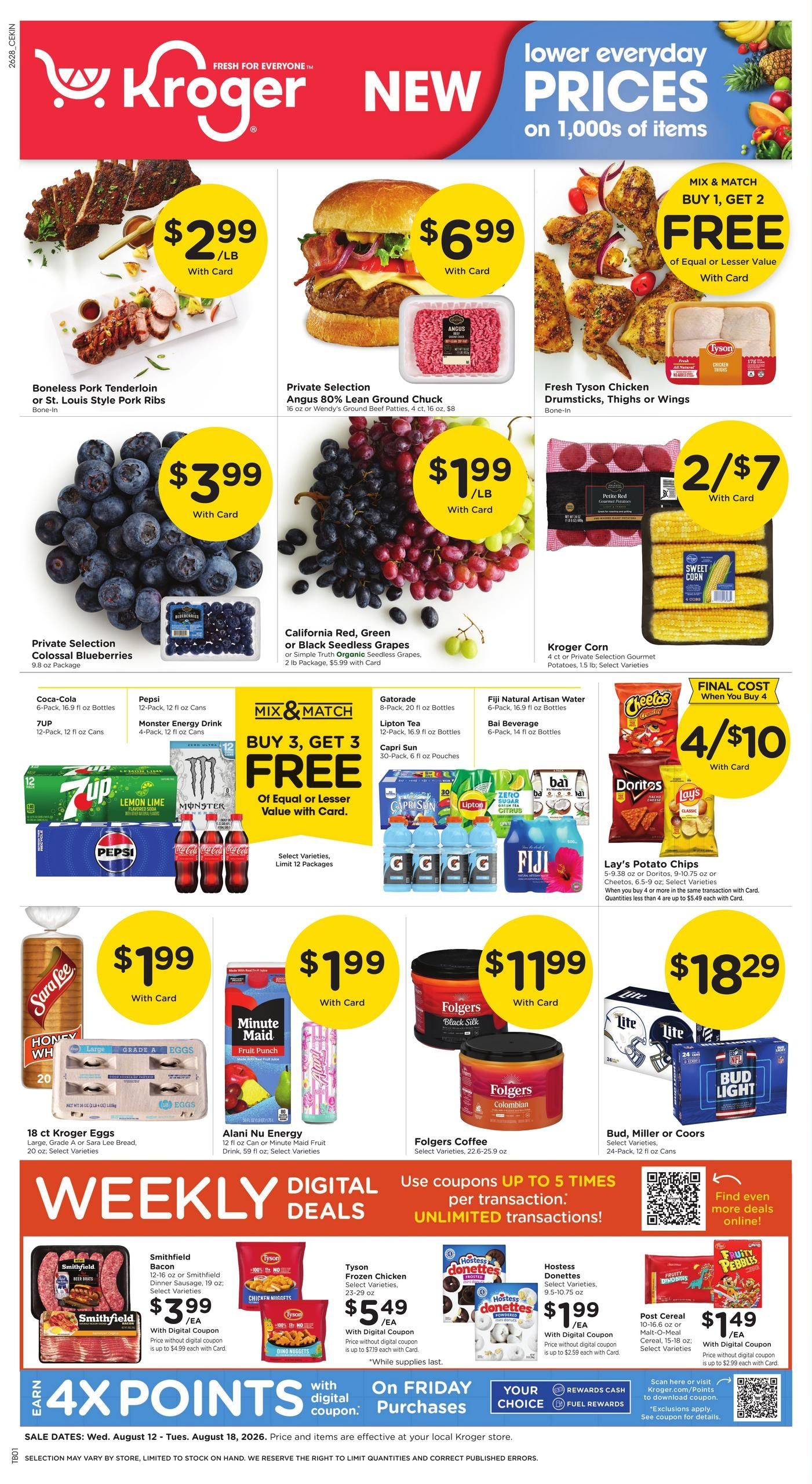 Kroger (IL) Weekly Ad August 12 - 18, 2026