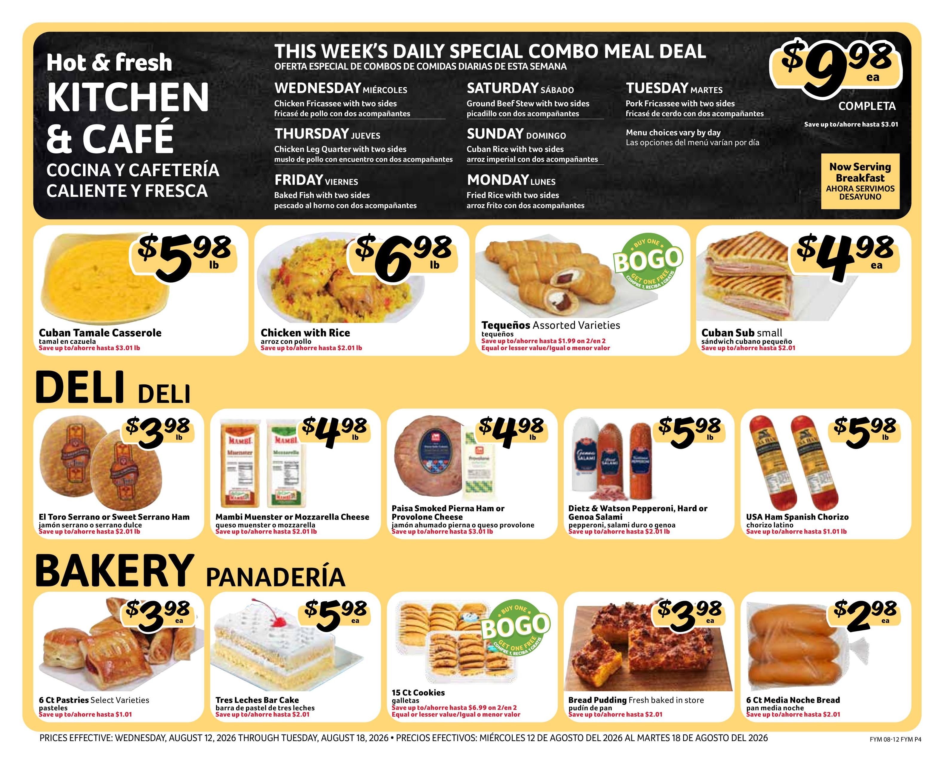 Fresco Y Mas (Tampa–St. Petersburg Area, FL) Weekly Ad August 12 - 18, 2026