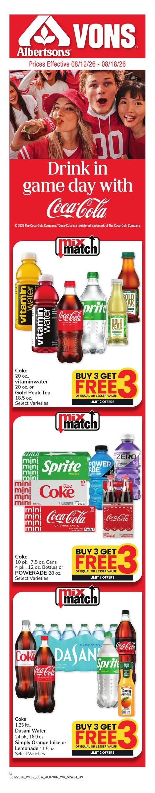 Albertsons (Henderson Area, NV) Weekly Ad August 12 - 18, 2026