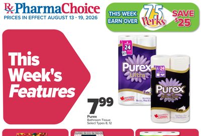 PharmaChoice (BC, AB, SK & MB) Flyer August 13 to 19