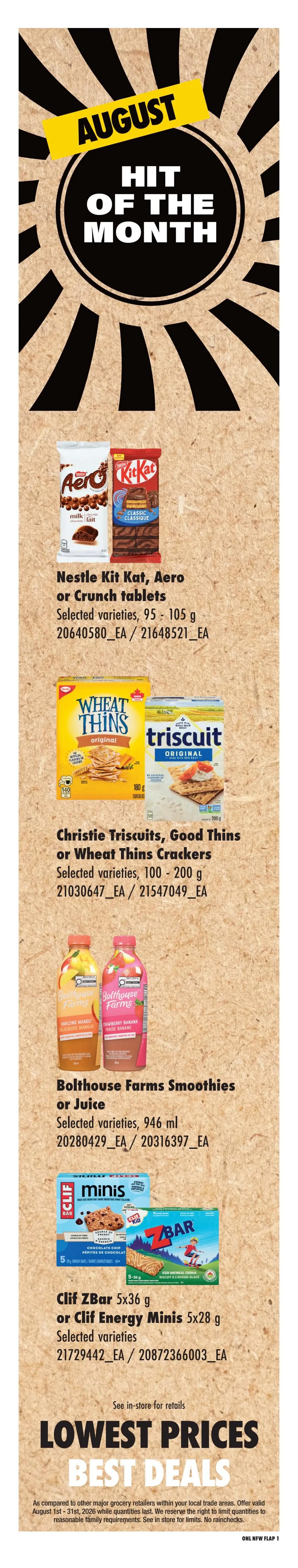 No Frills (West) Flyer August 13 to 19