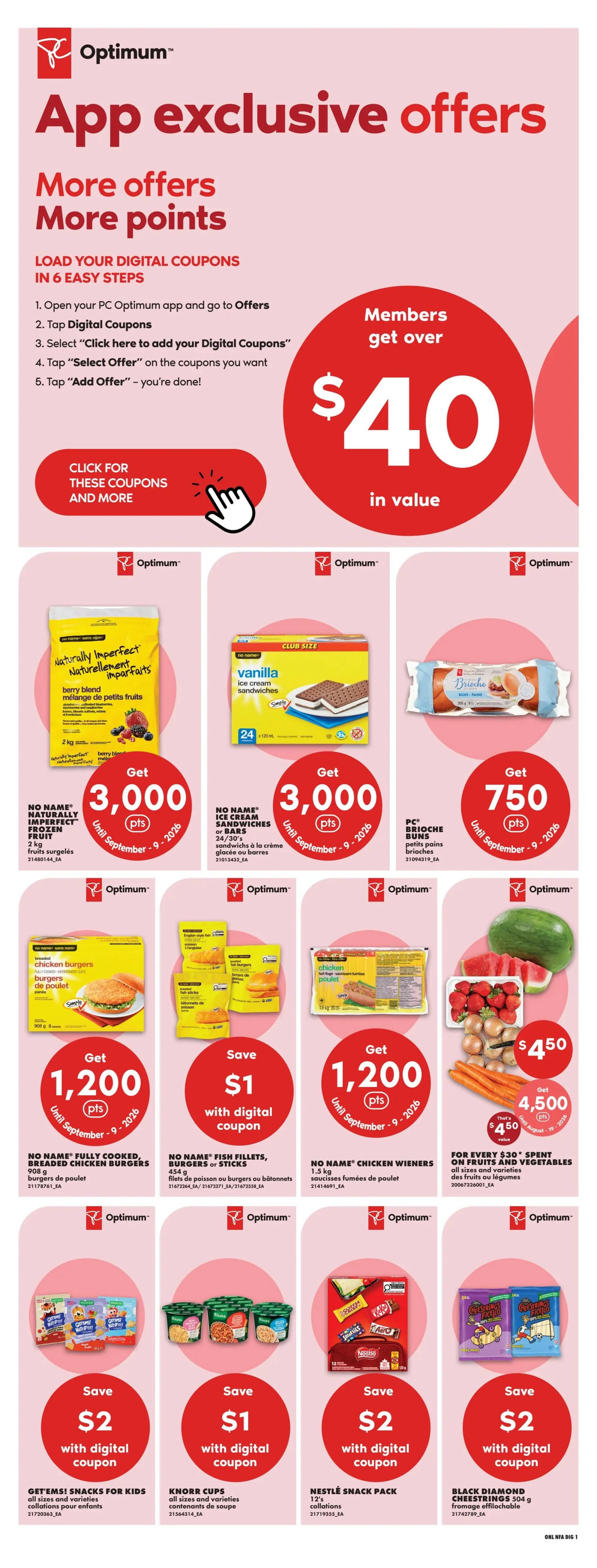 No Frills (Atlantic) Flyer August 13 to 19