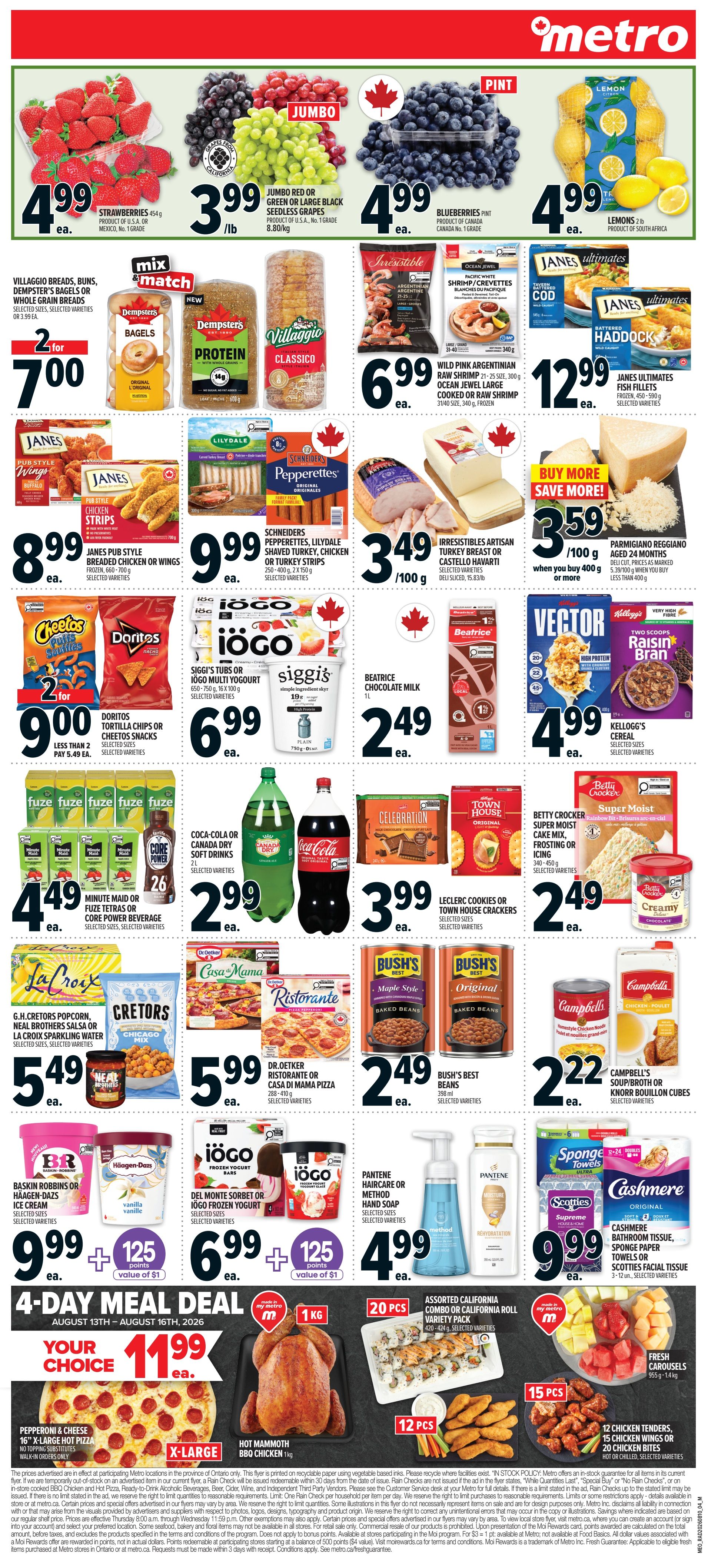 Metro (ON) Flyer August 13 to 19