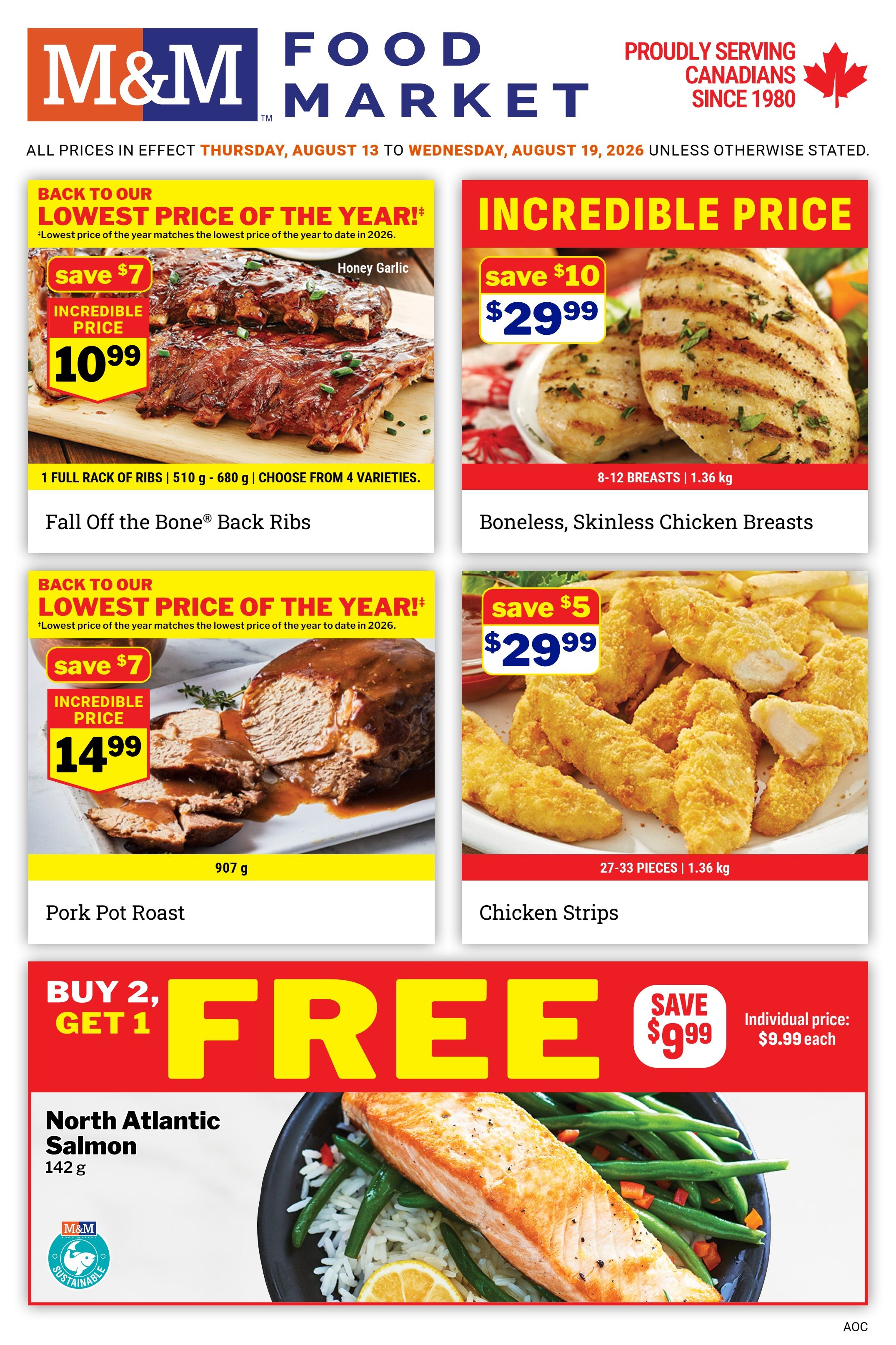 M&M Food Market (Atlantic, ON & West) Flyer August 13 to 19