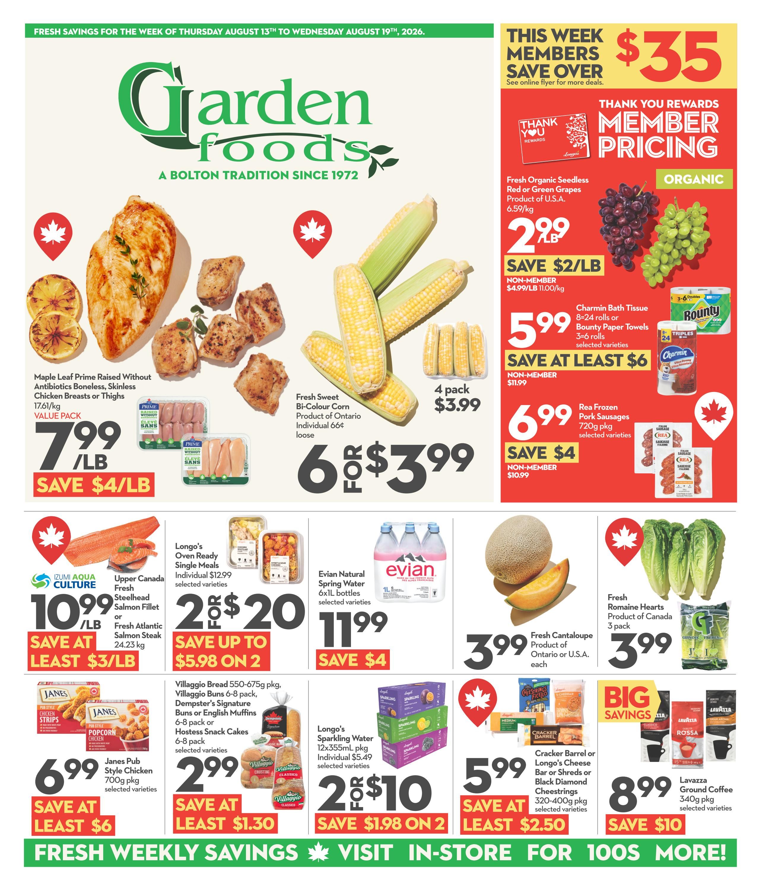 Garden Foods Flyer August 13 to 19