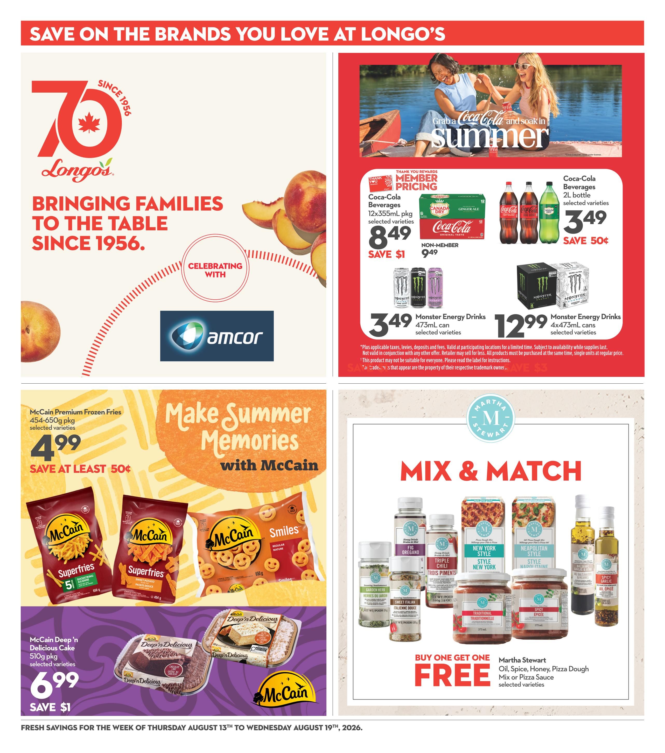 Longo's Flyer August 13 to 19
