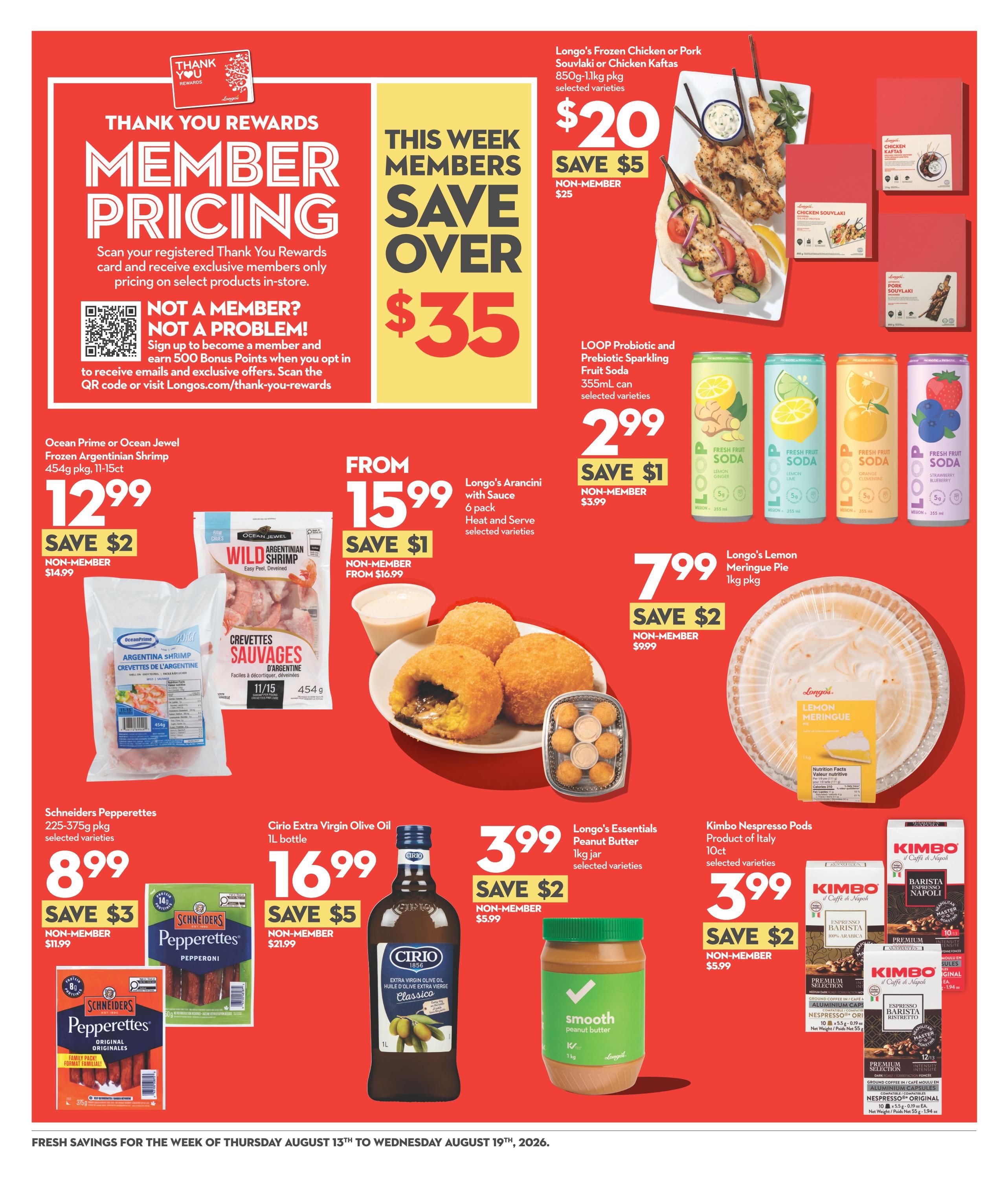 Longo's Flyer August 13 to 19
