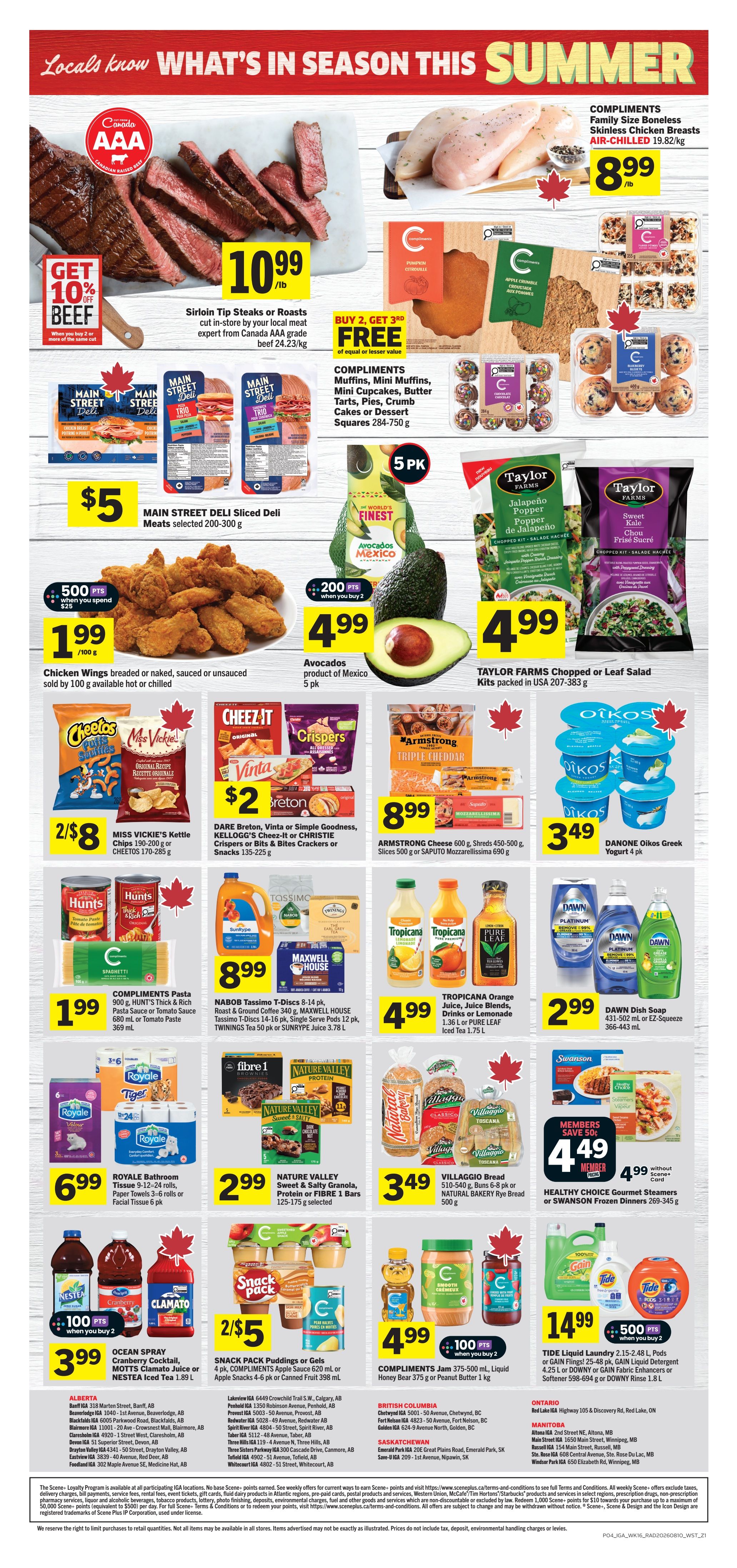 IGA (West) Flyer August 13 to 19