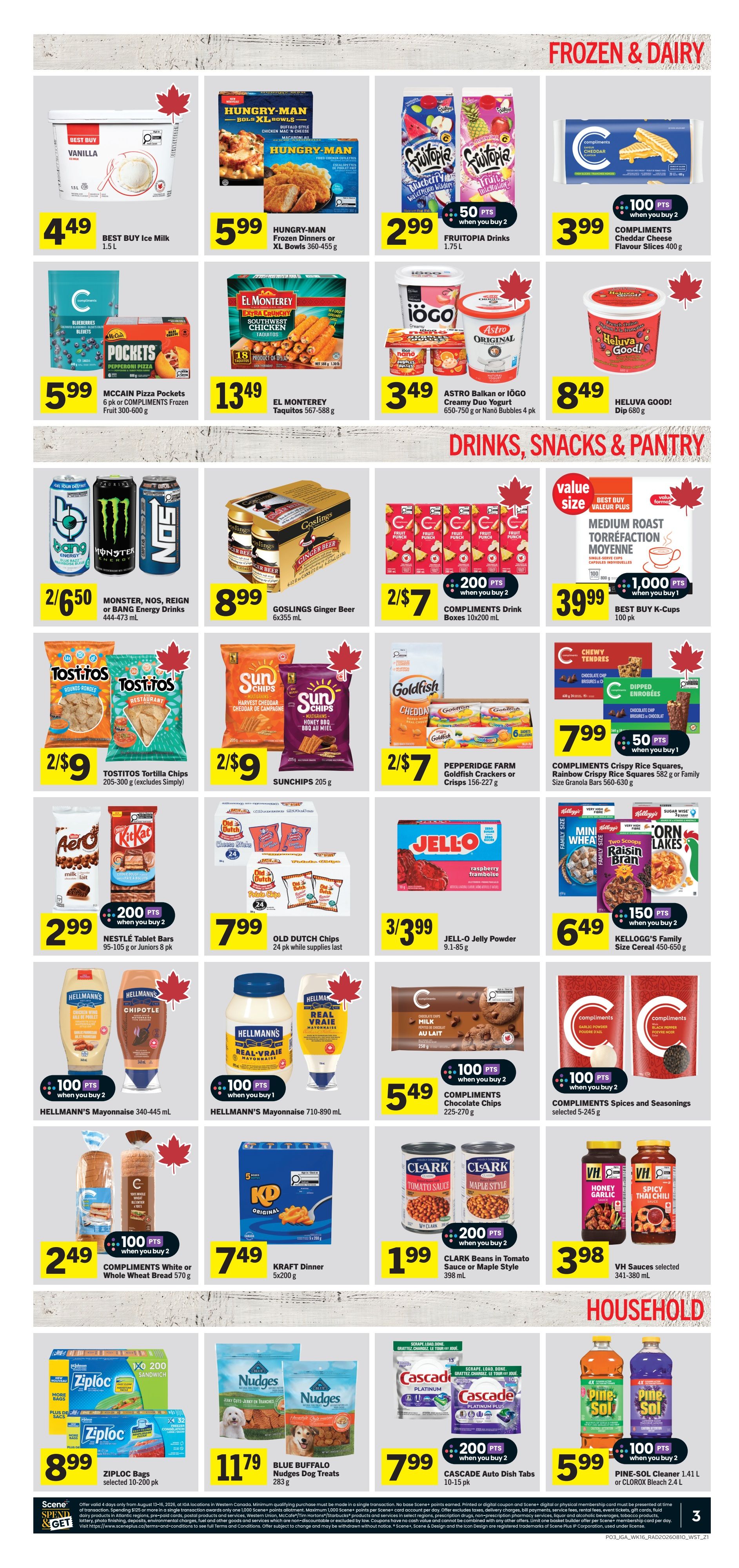 IGA (West) Flyer August 13 to 19