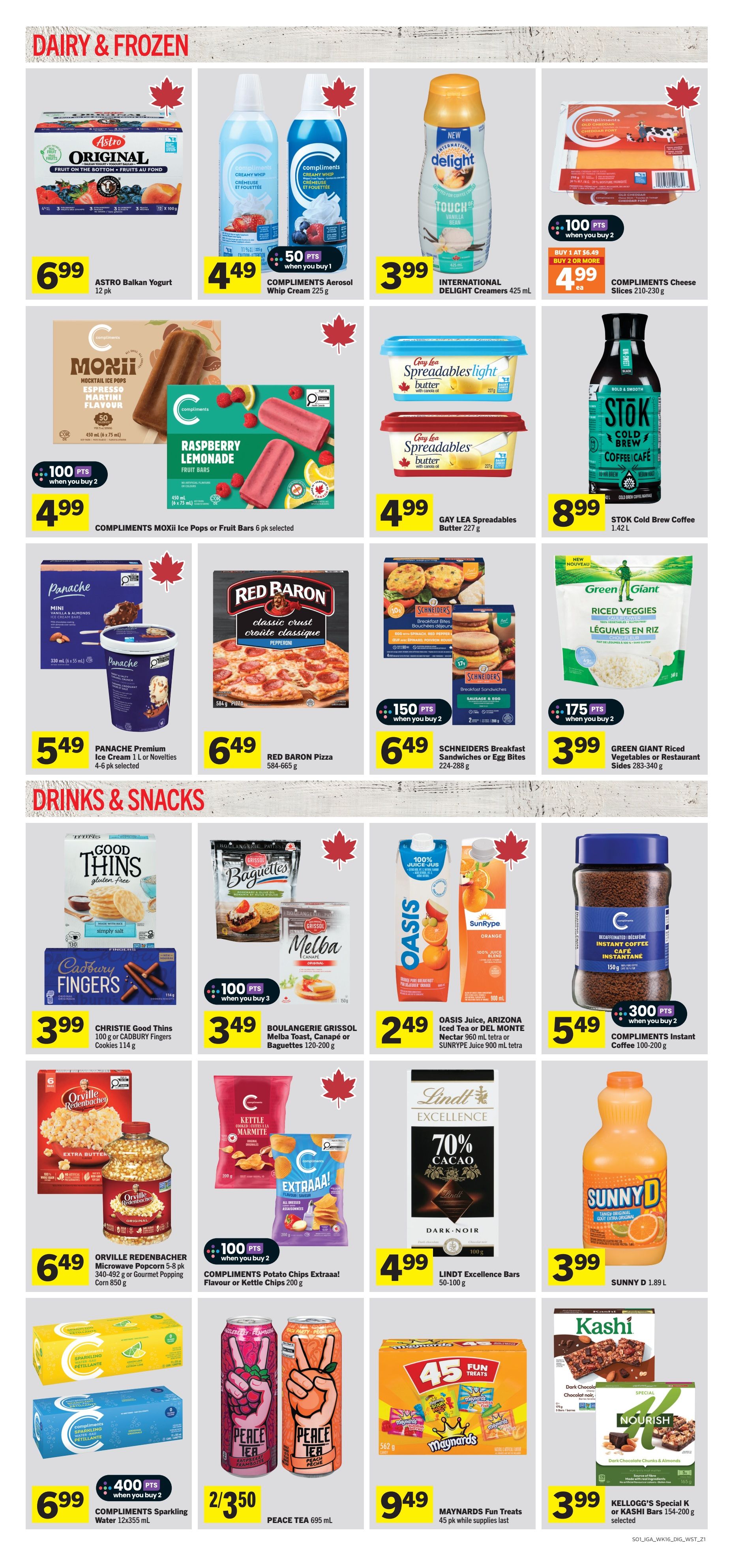 IGA (West) Flyer August 13 to 19