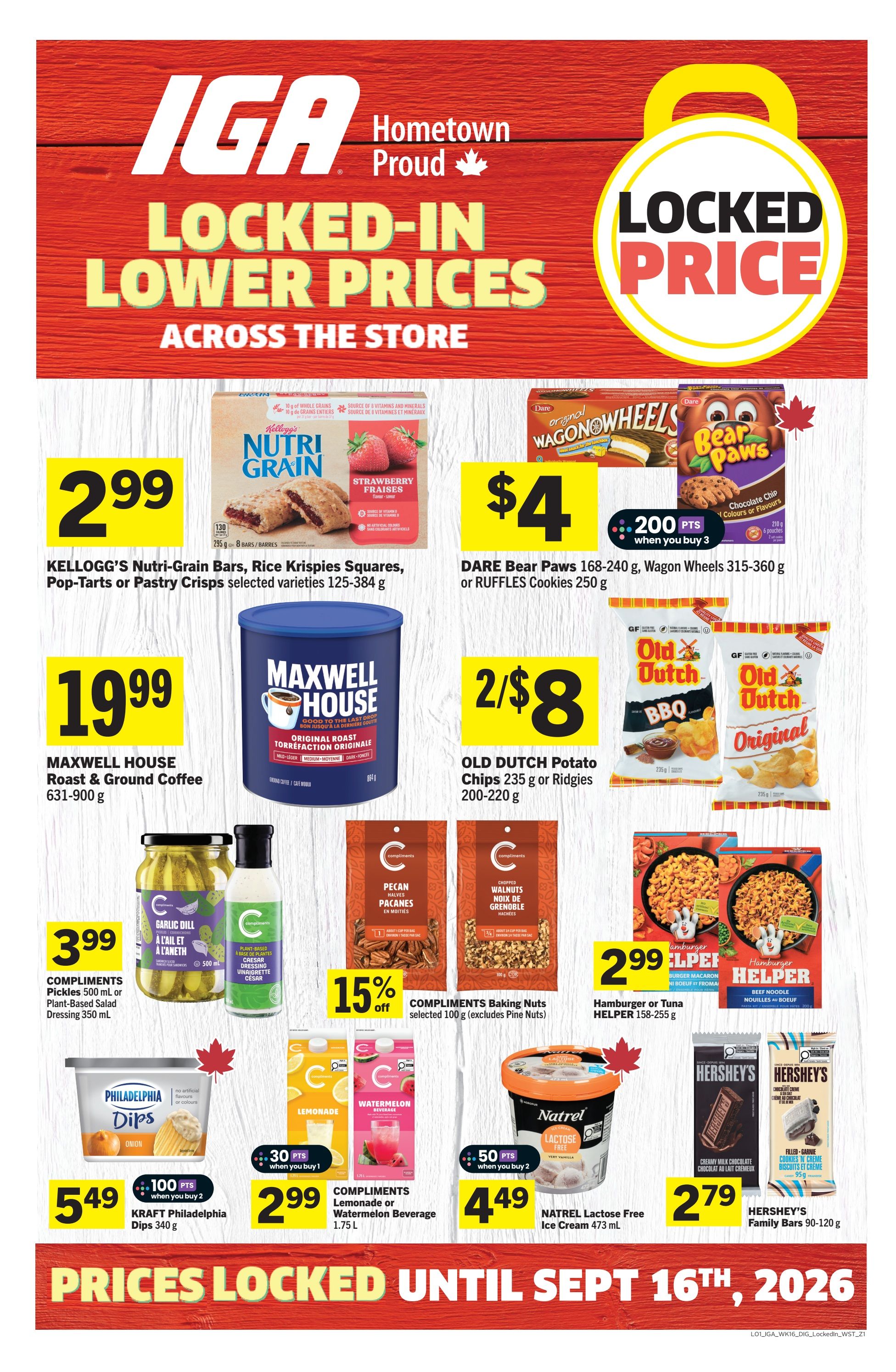 IGA (West) Flyer August 13 to 19
