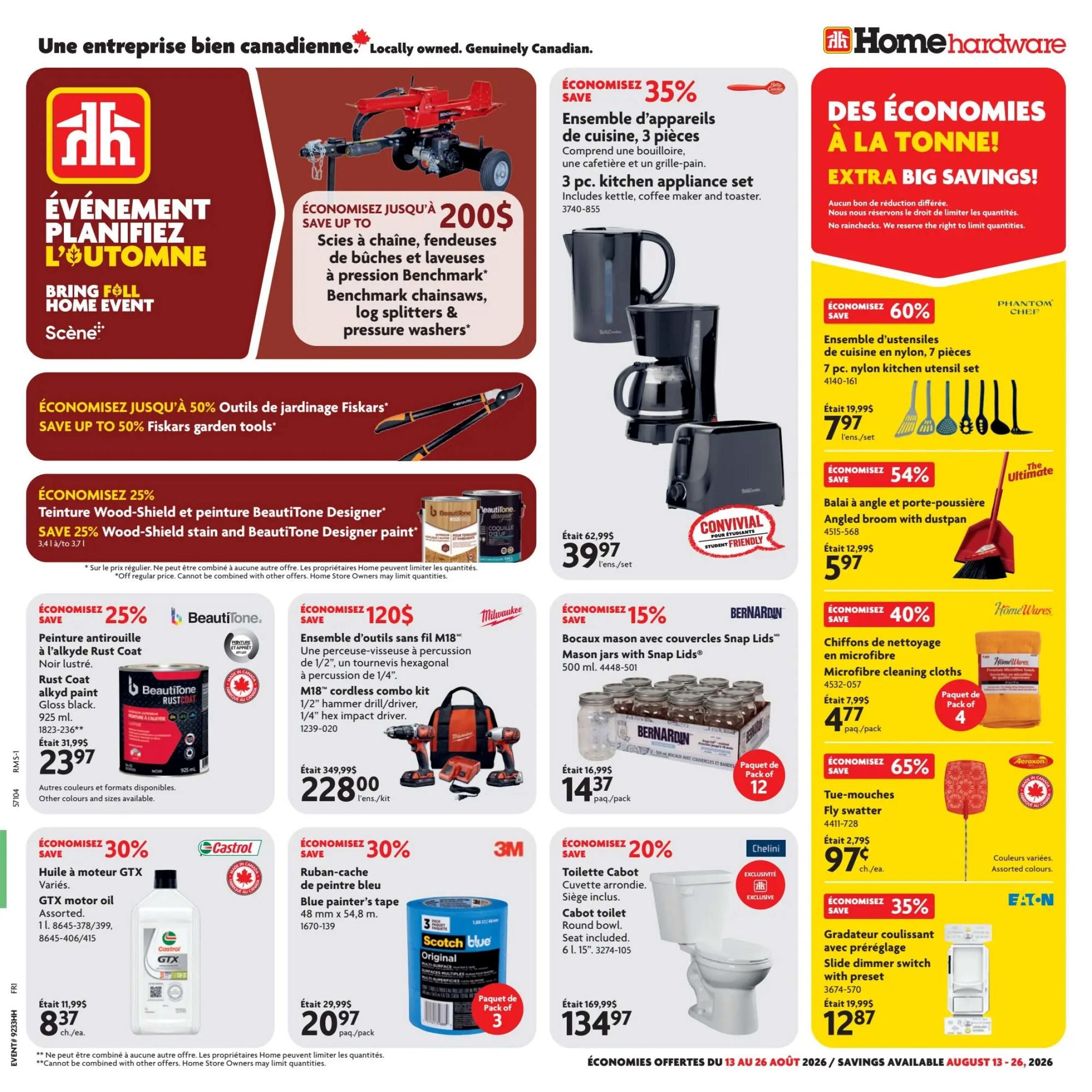 Home Hardware (QC) Flyer August 13 to 26