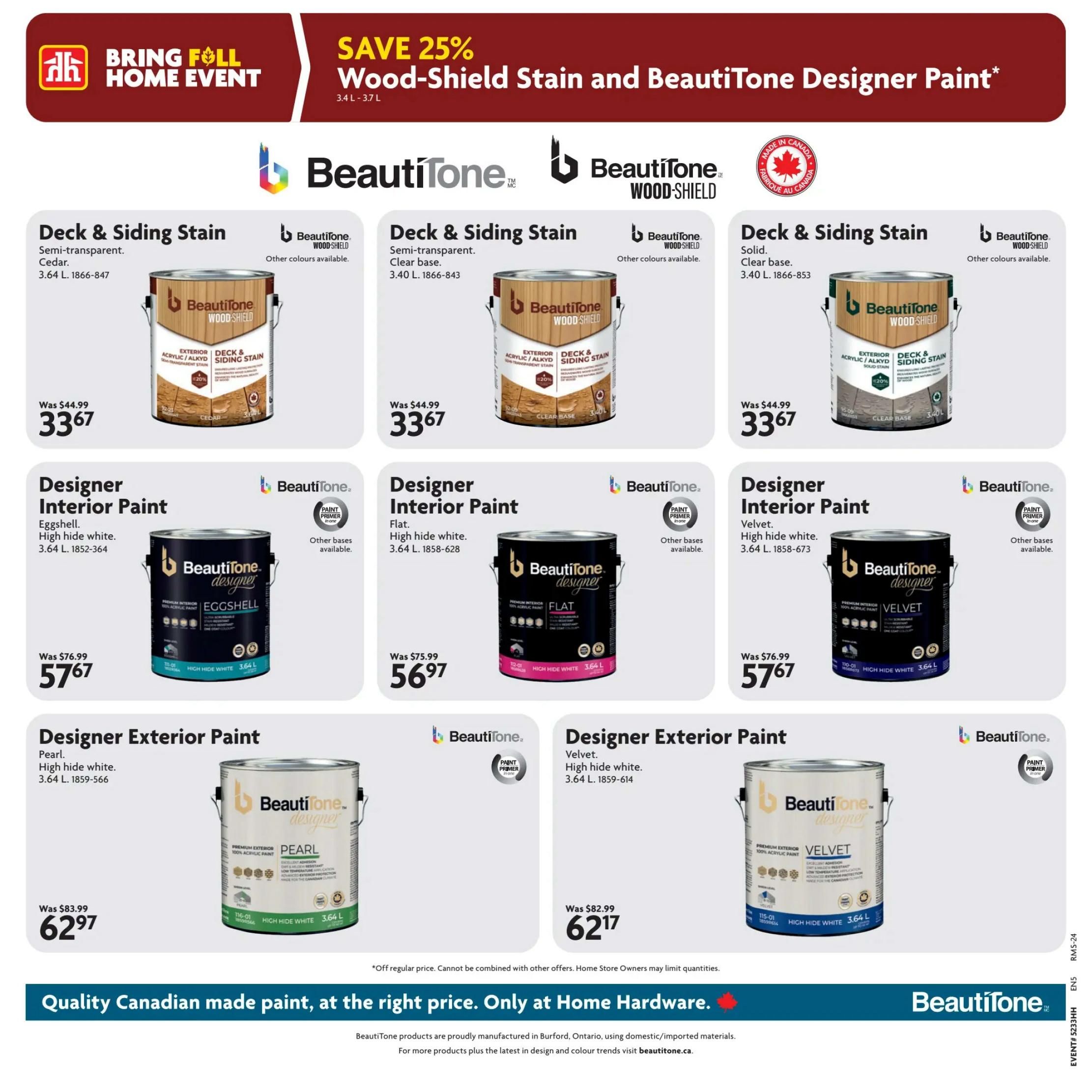 Home Hardware (BC) Flyer August 13 to 26