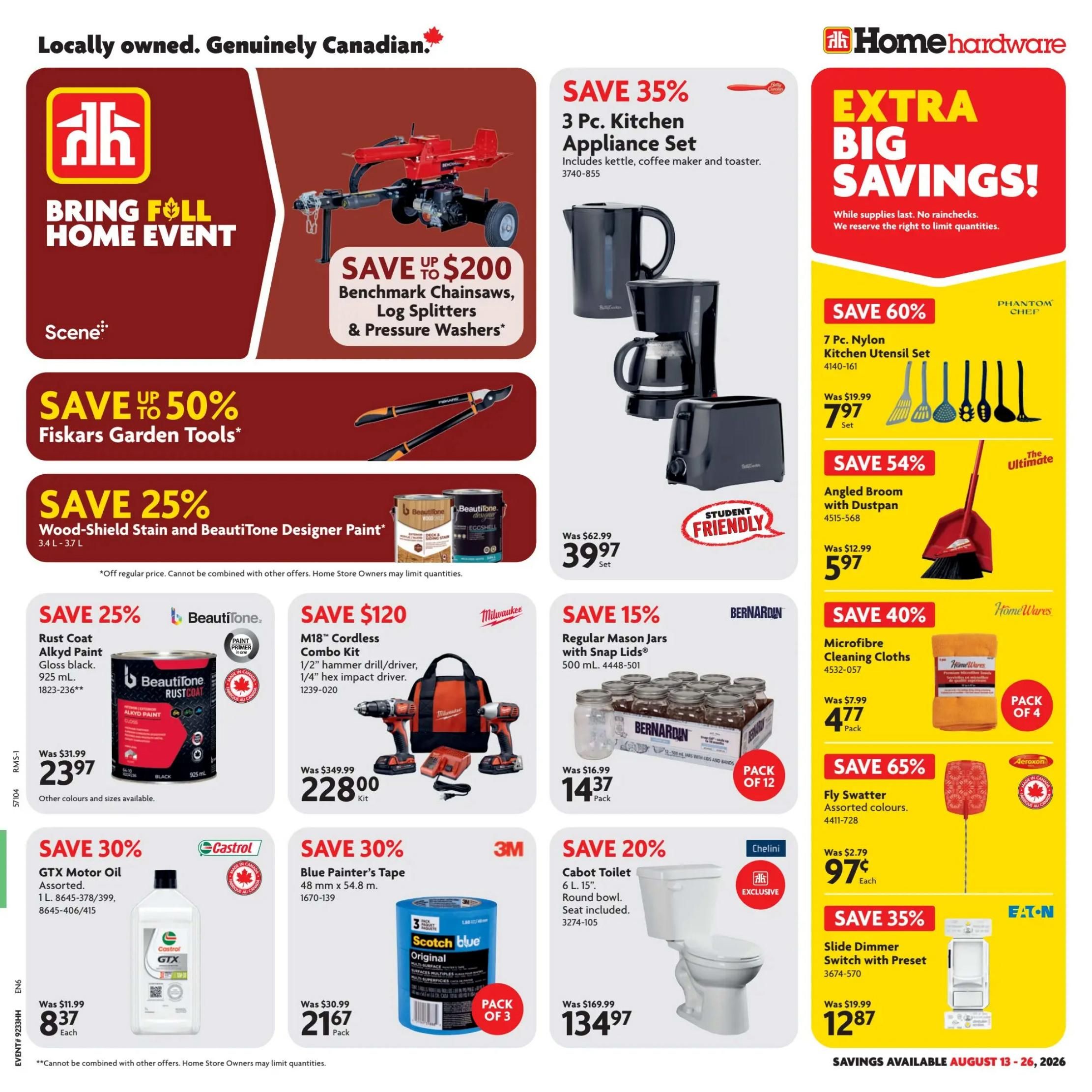 Home Hardware (ON) Flyer August 13 to 26
