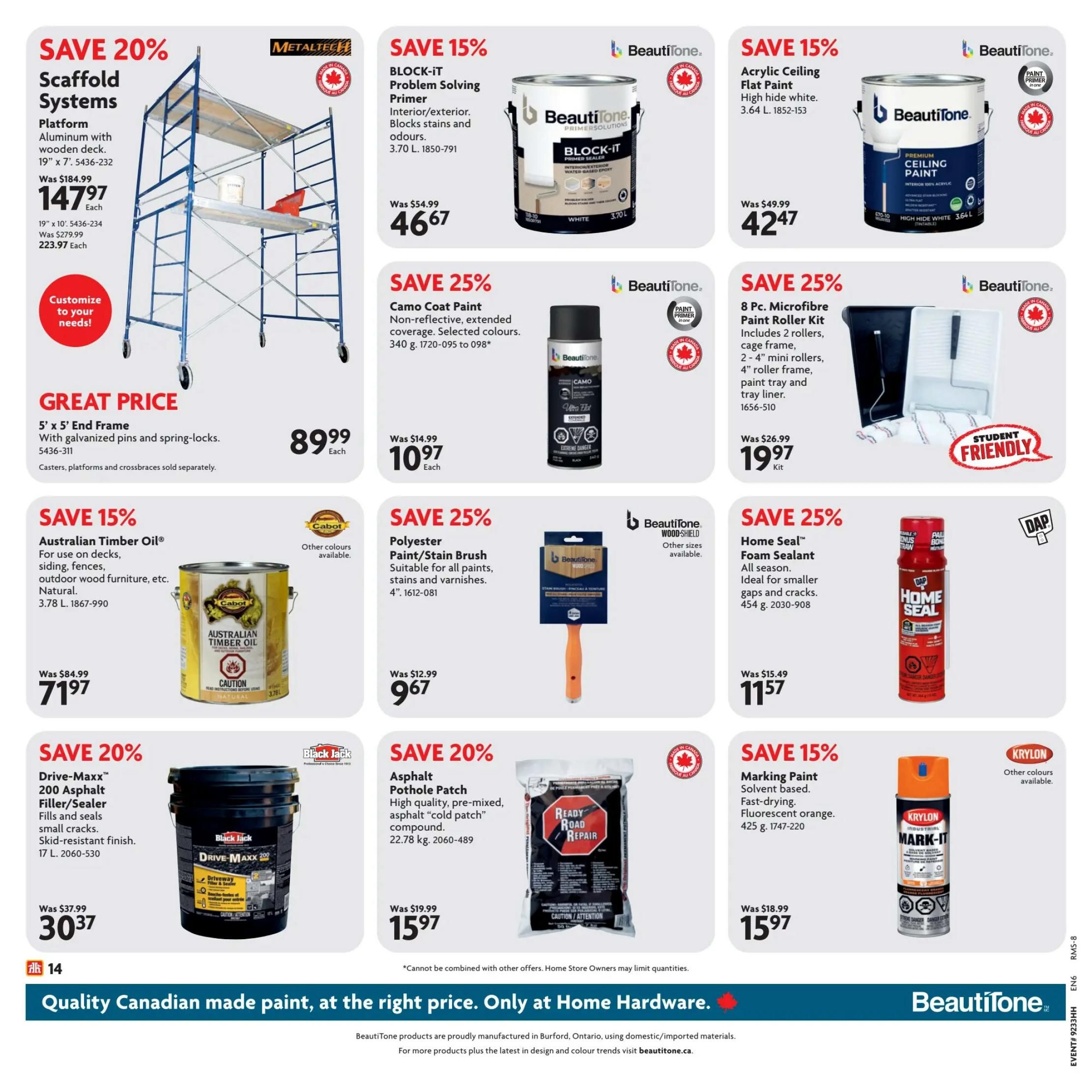 Home Hardware (ON) Flyer August 13 to 26