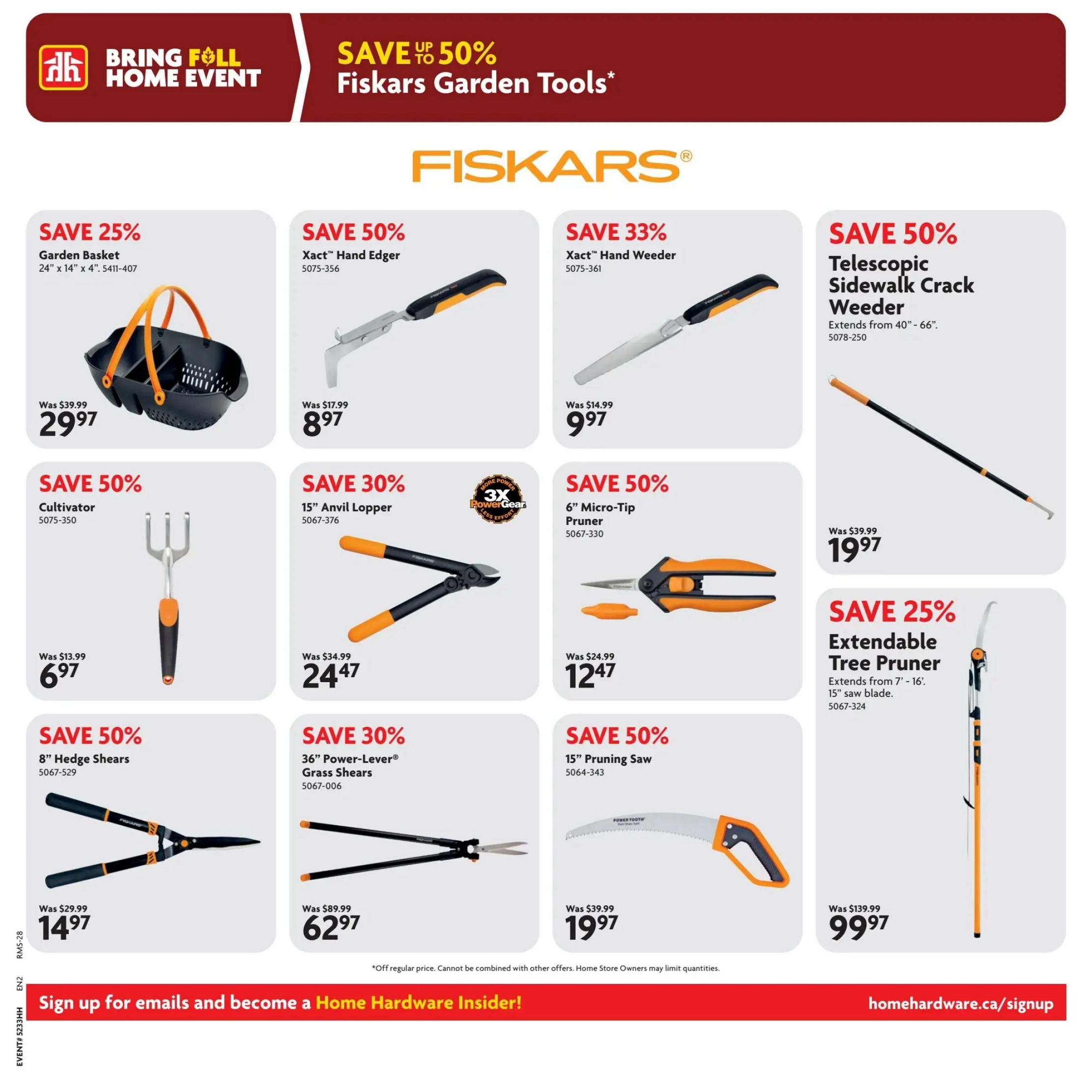 Home Hardware (Atlantic) Flyer August 13 to 26