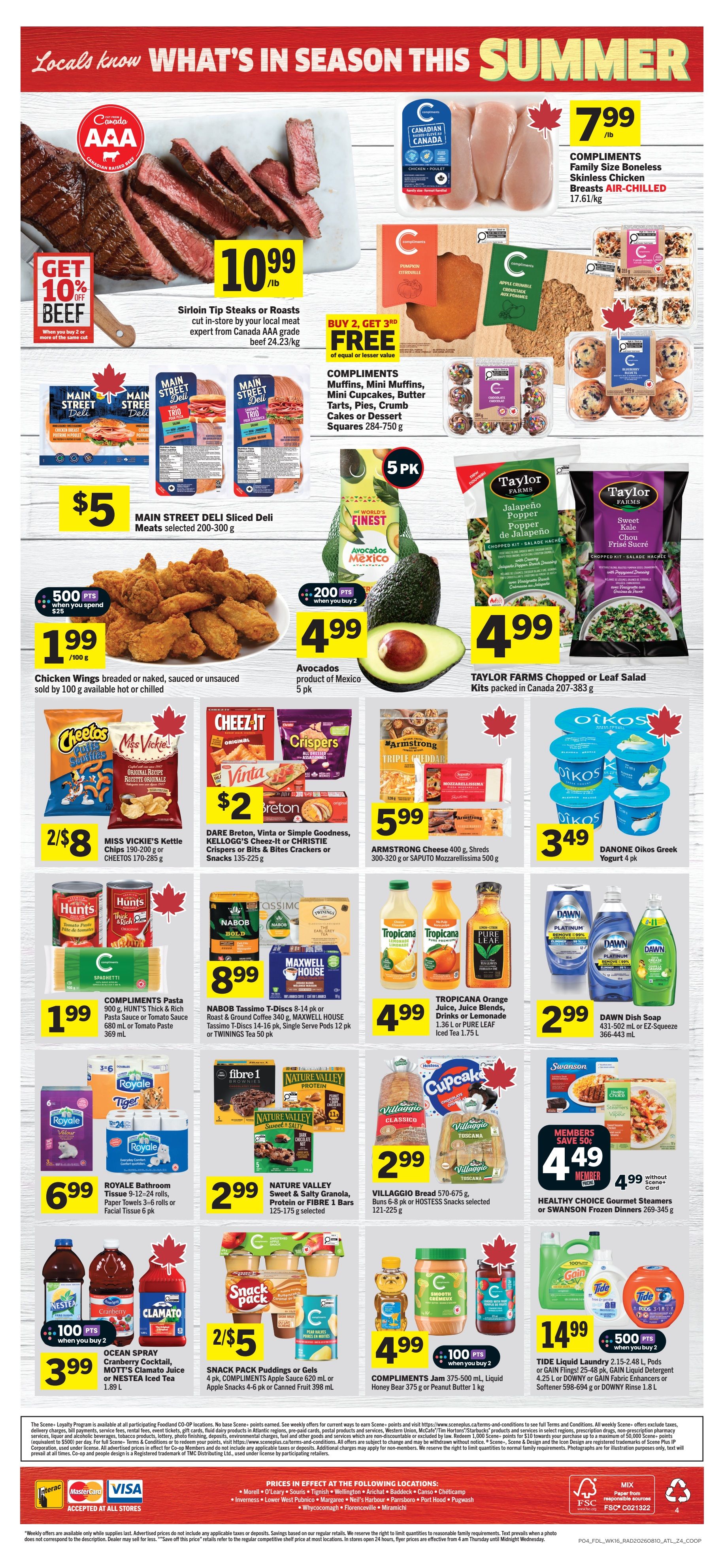 Foodland Co-op Flyer August 13 to 19