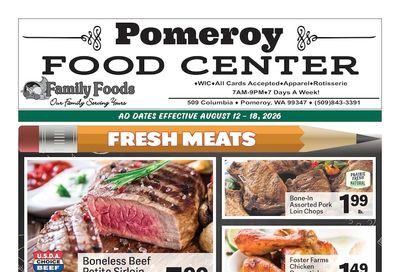 Pomeroy Food Center Weekly Ad August 12 - 18, 2026