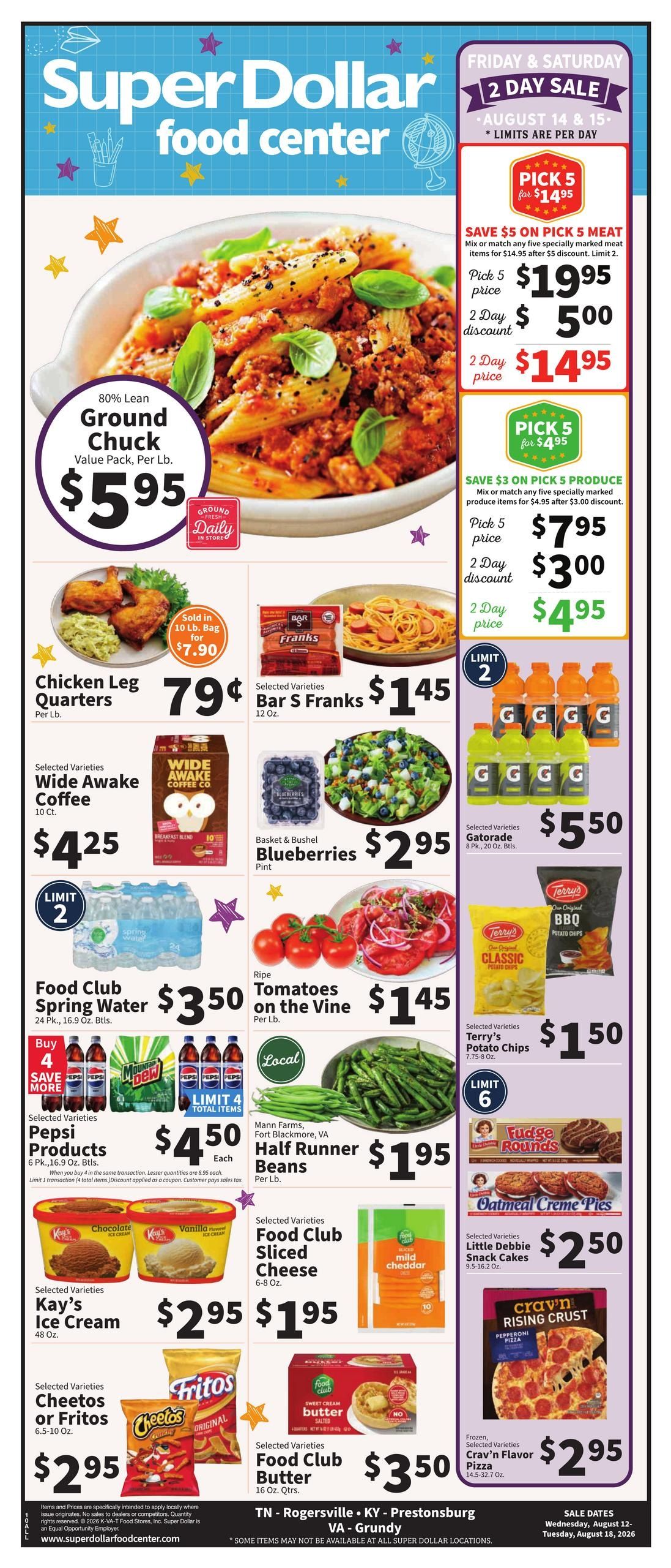 Super Dollar Weekly Ad August 12 - 18, 2026